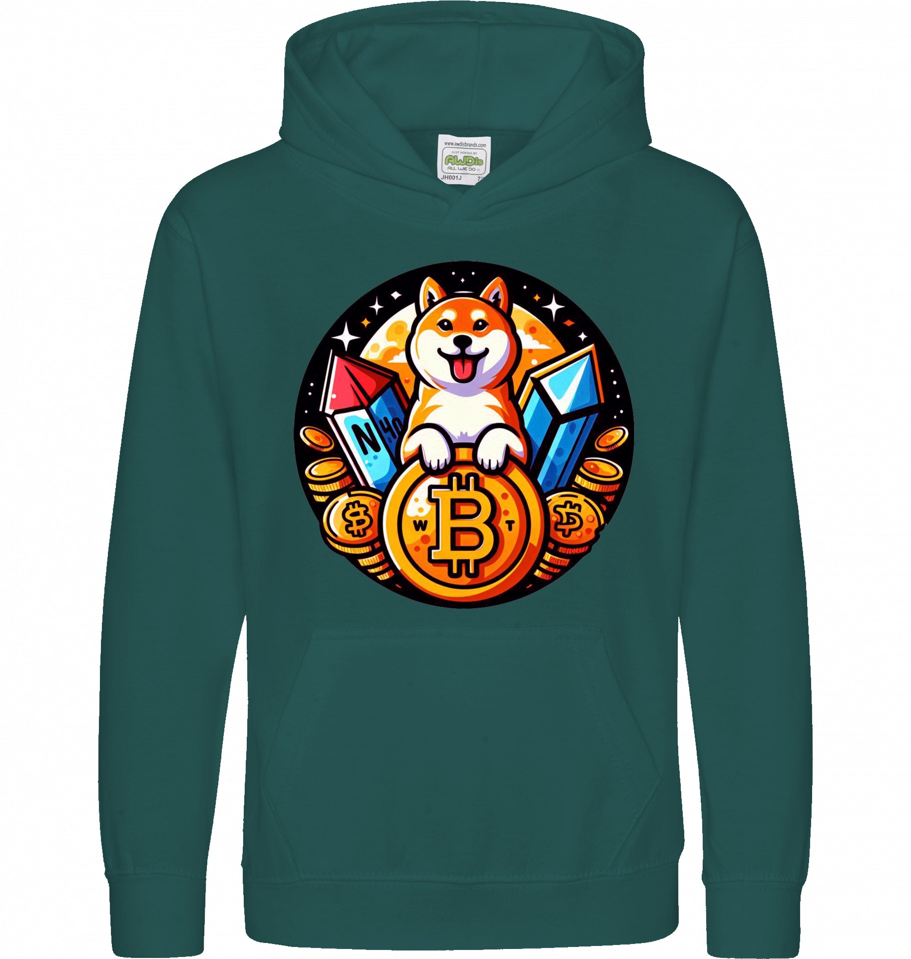 DOGE BTC Kids Hoodie