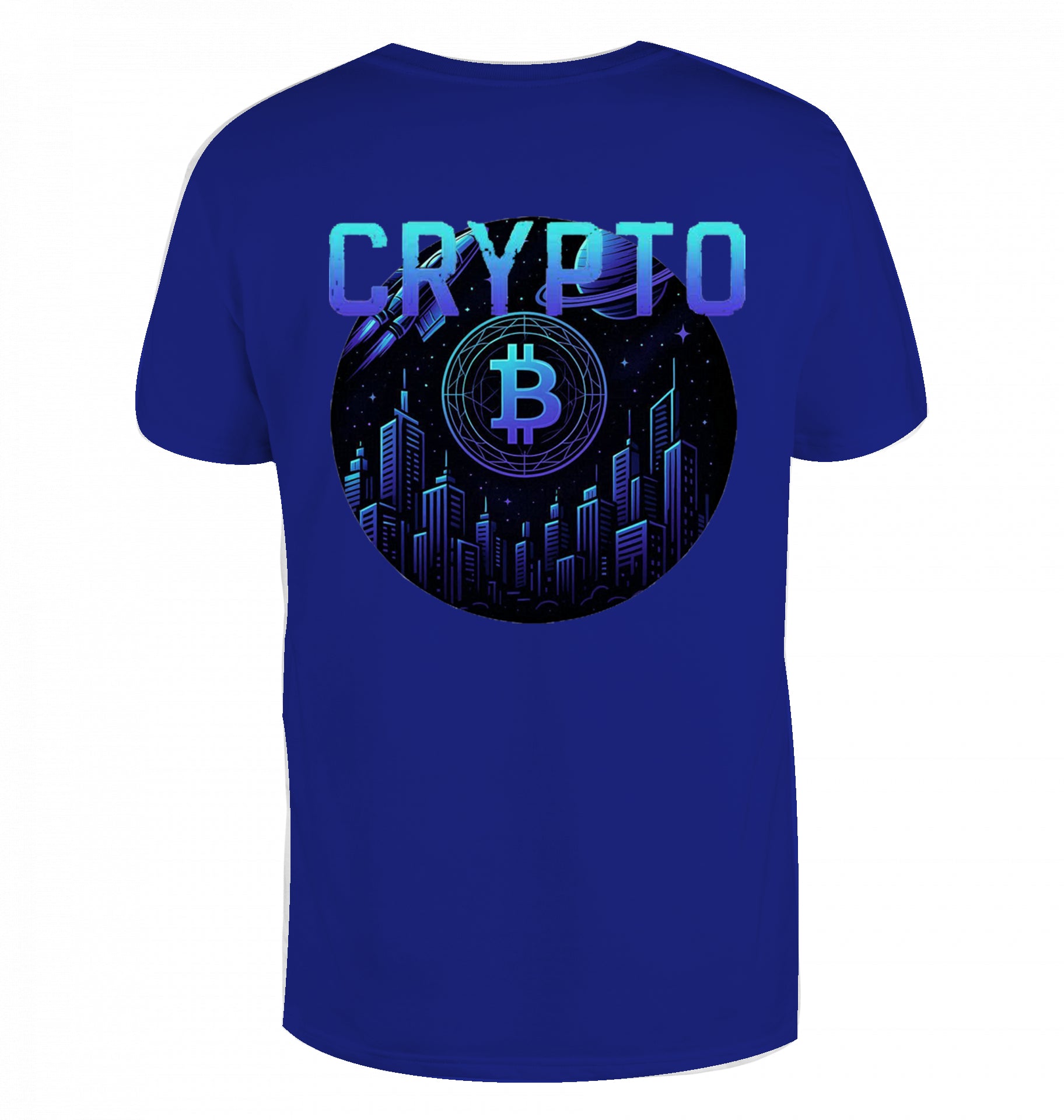 Crypto Lud blue T-Shirt beidseitig bedruckt