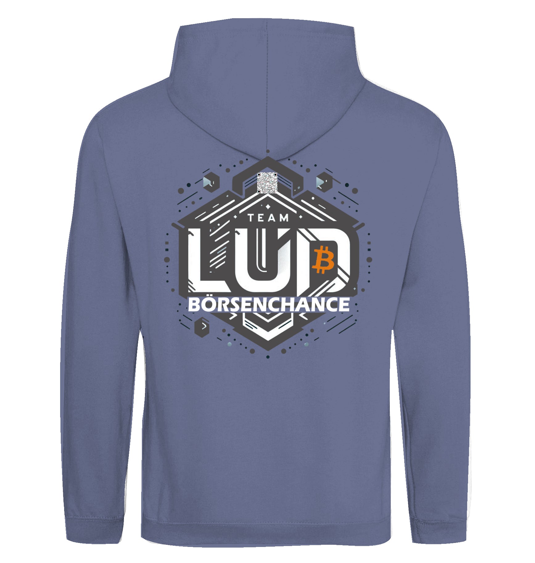 Bitcoin Hoodie LUD Edition beidseitig bedruckt