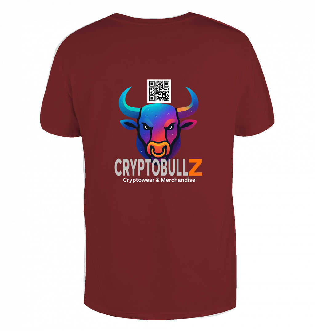 Crypto is Future Cryptobullz Edition beidsetig bedruckt T-Shirt