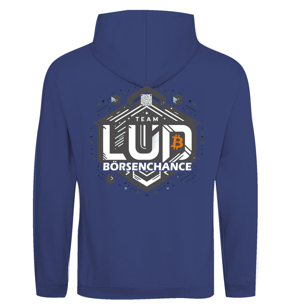 Bitcoin Hoodie LUD Edition beidseitig bedruckt