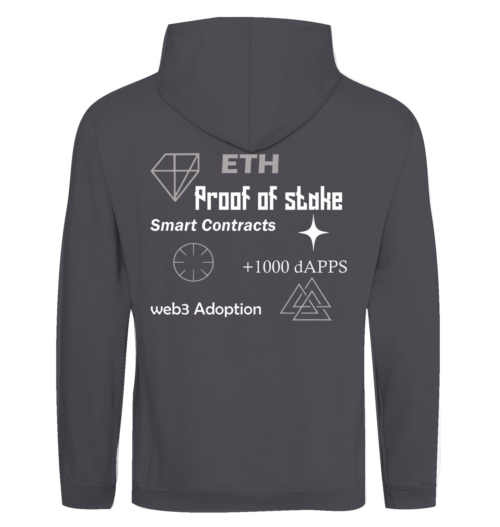 ETH Hoodie beidseitig bedruckt