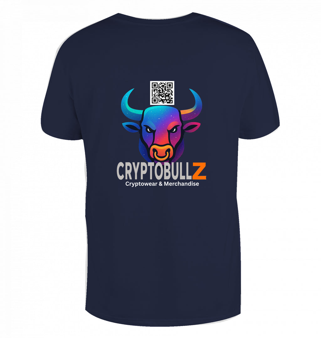 Crypto is Future Cryptobullz Edition beidsetig bedruckt T-Shirt