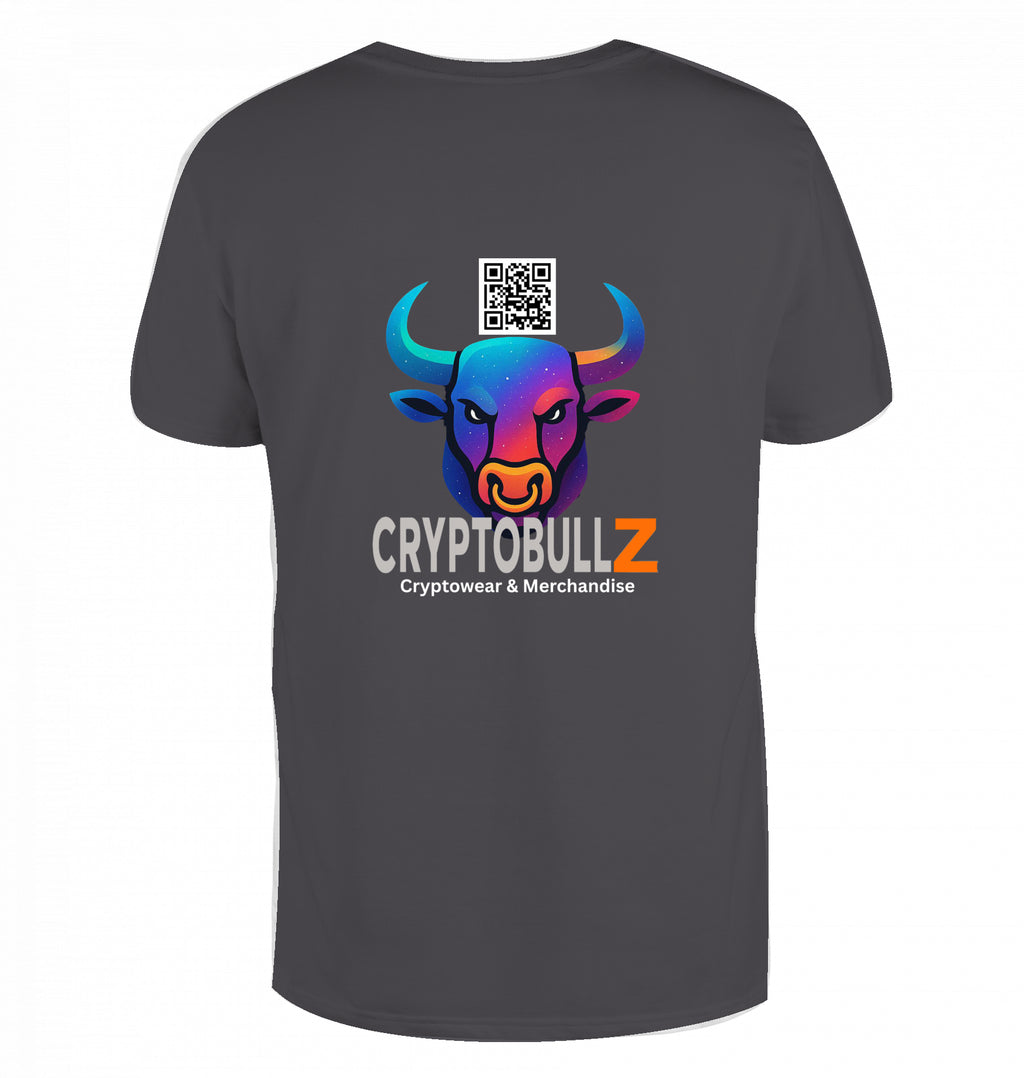 Crypto is Future Cryptobullz Edition beidsetig bedruckt T-Shirt