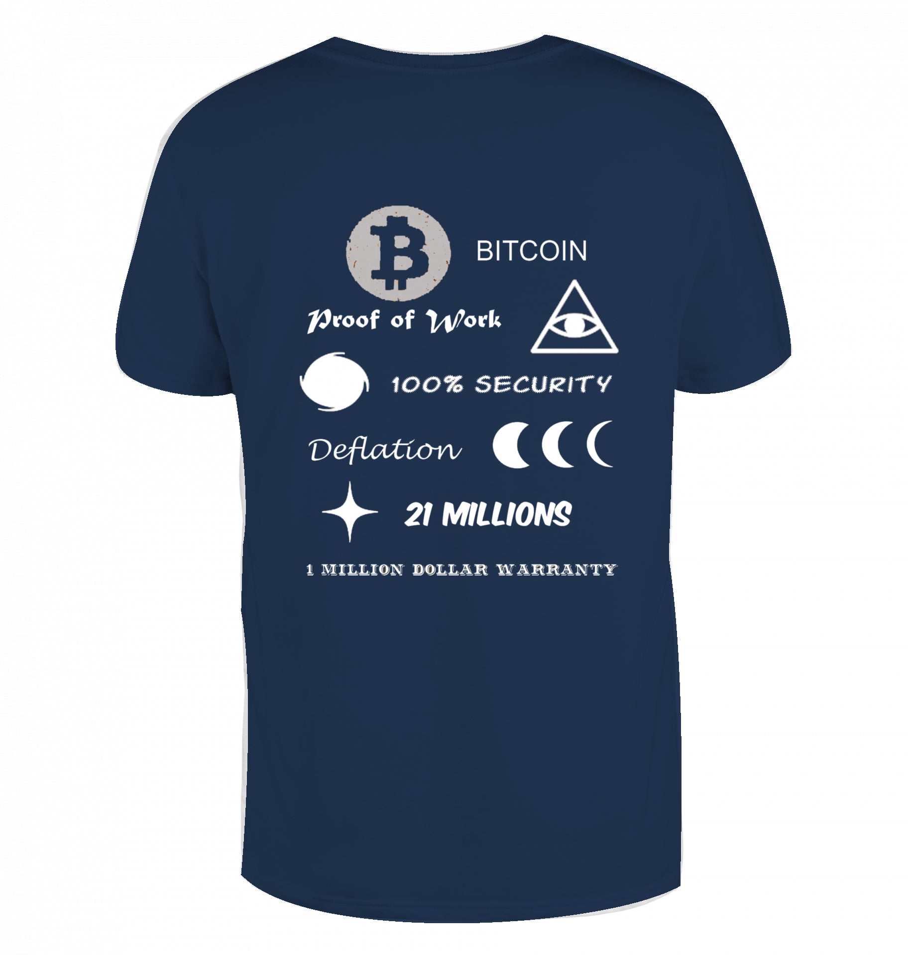 BTC T-Shirt beidseitig bedruckt