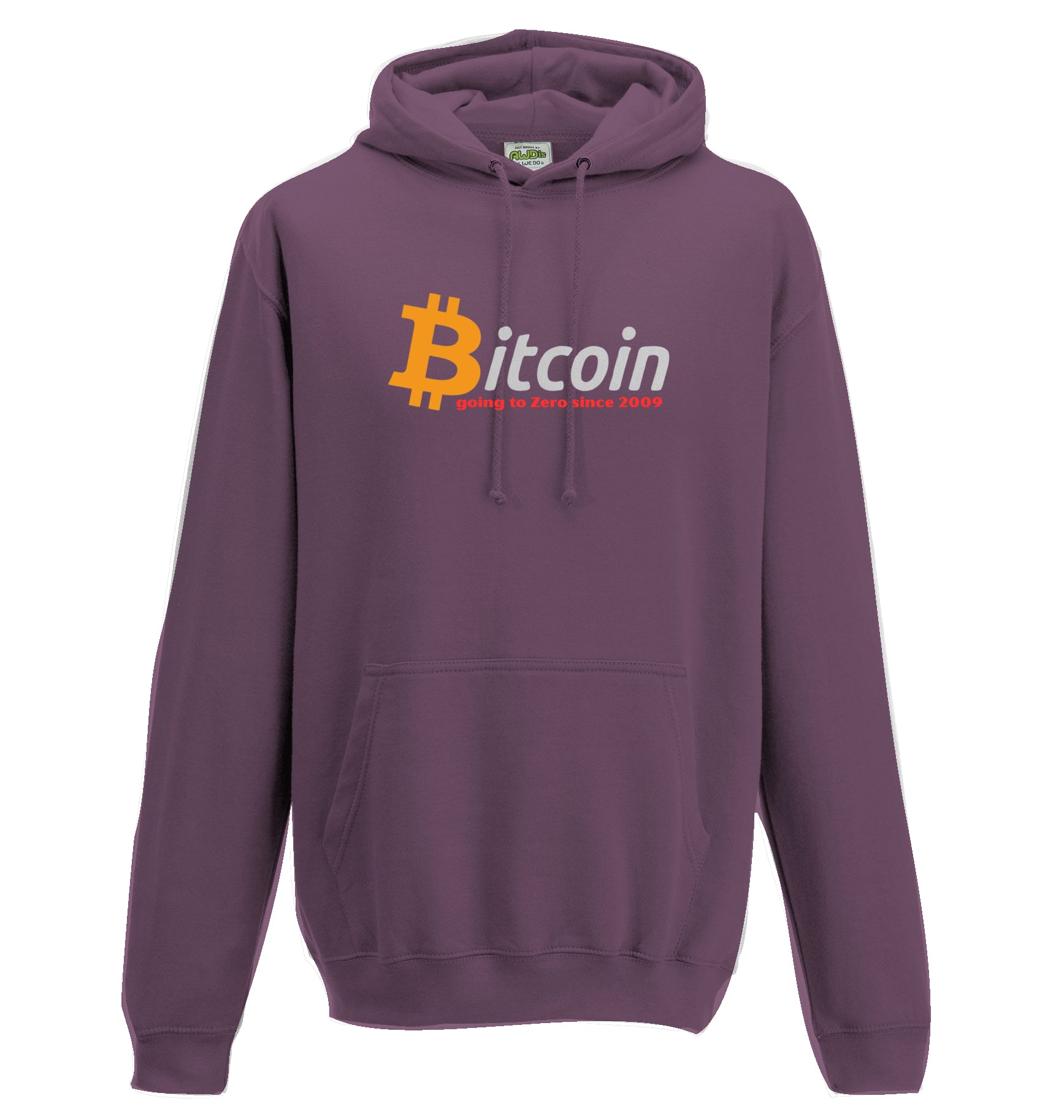 Bitcoin going to Zero Hoodie