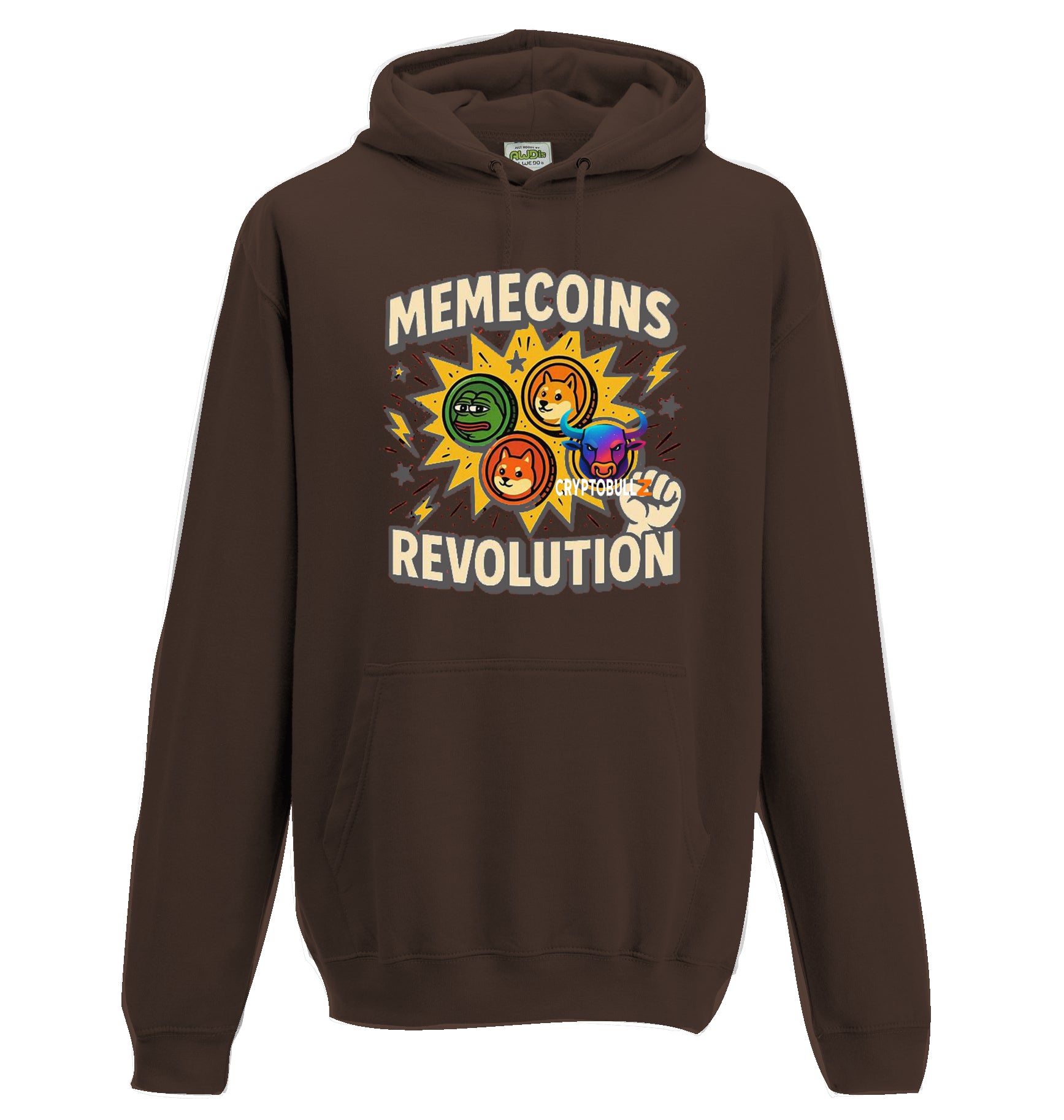 Memecoins Revolution Cryptobullz Hoodie