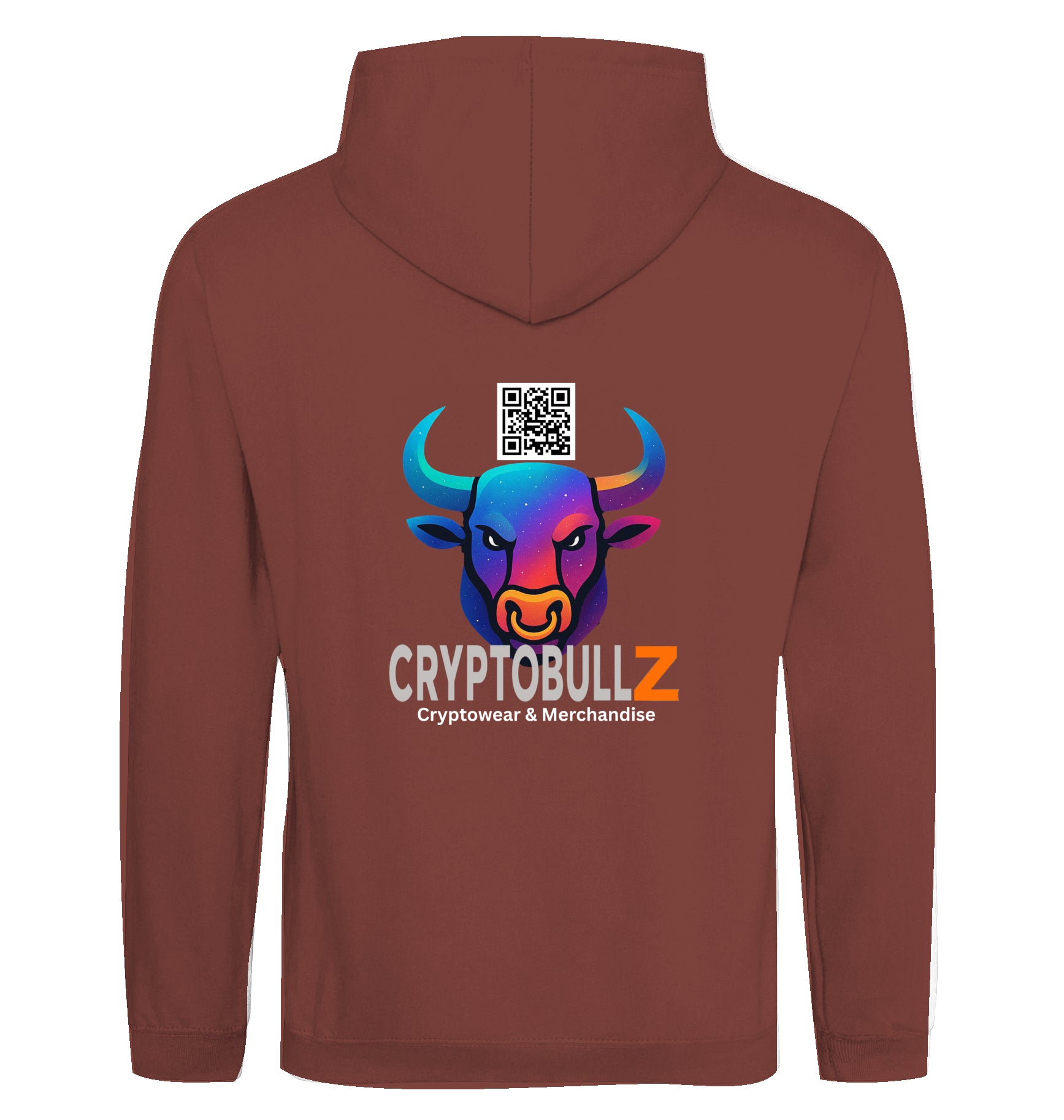 Bitcoin Wolf Cryptobullz Edition beidseitig bedruckt Hoodie