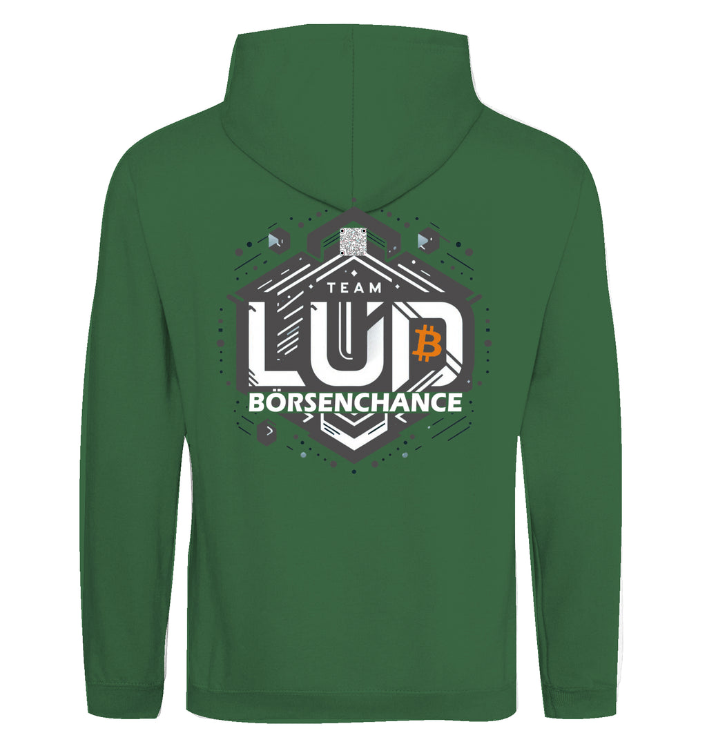 Bitcoin Hoodie LUD Edition beidseitig bedruckt