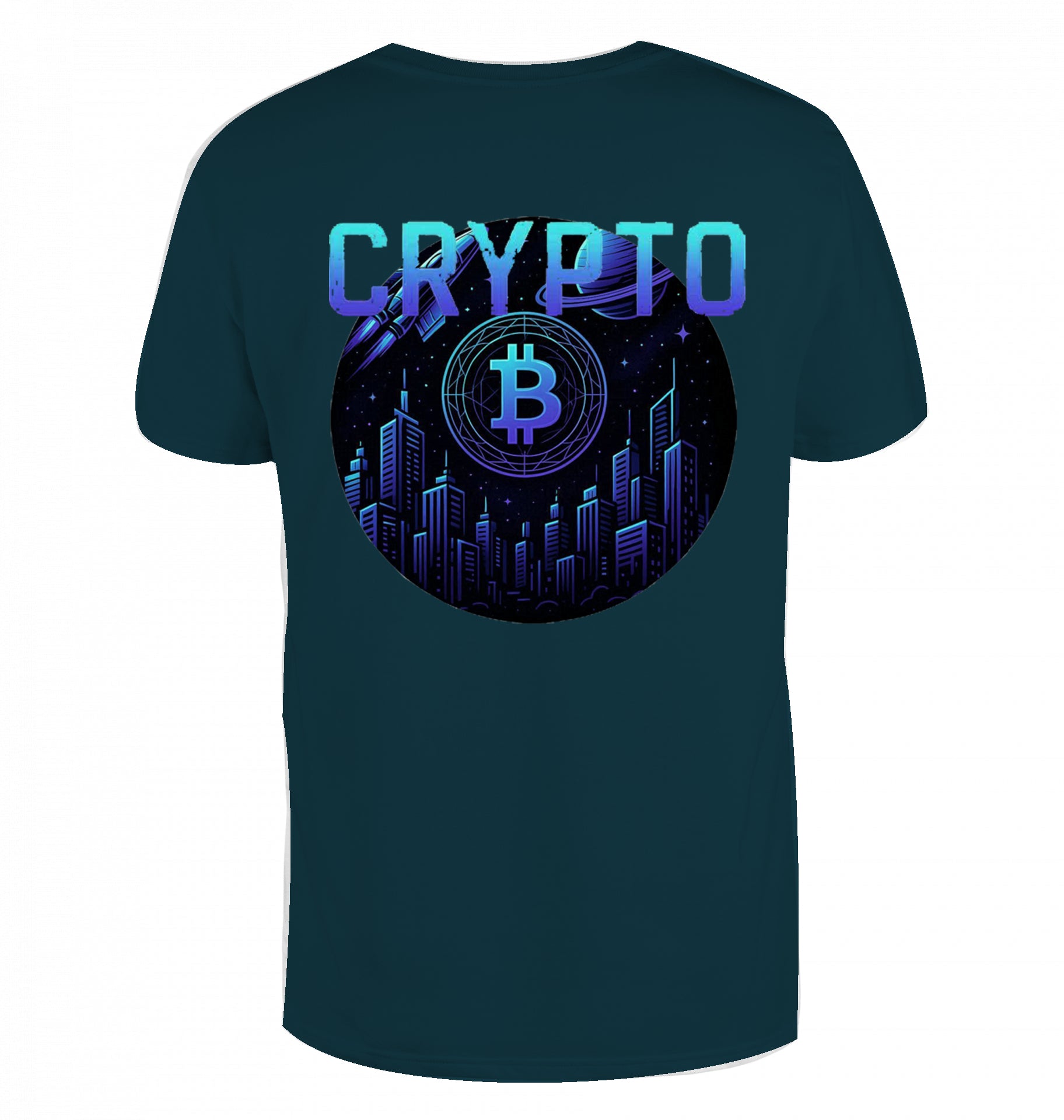 Crypto Lud blue T-Shirt beidseitig bedruckt