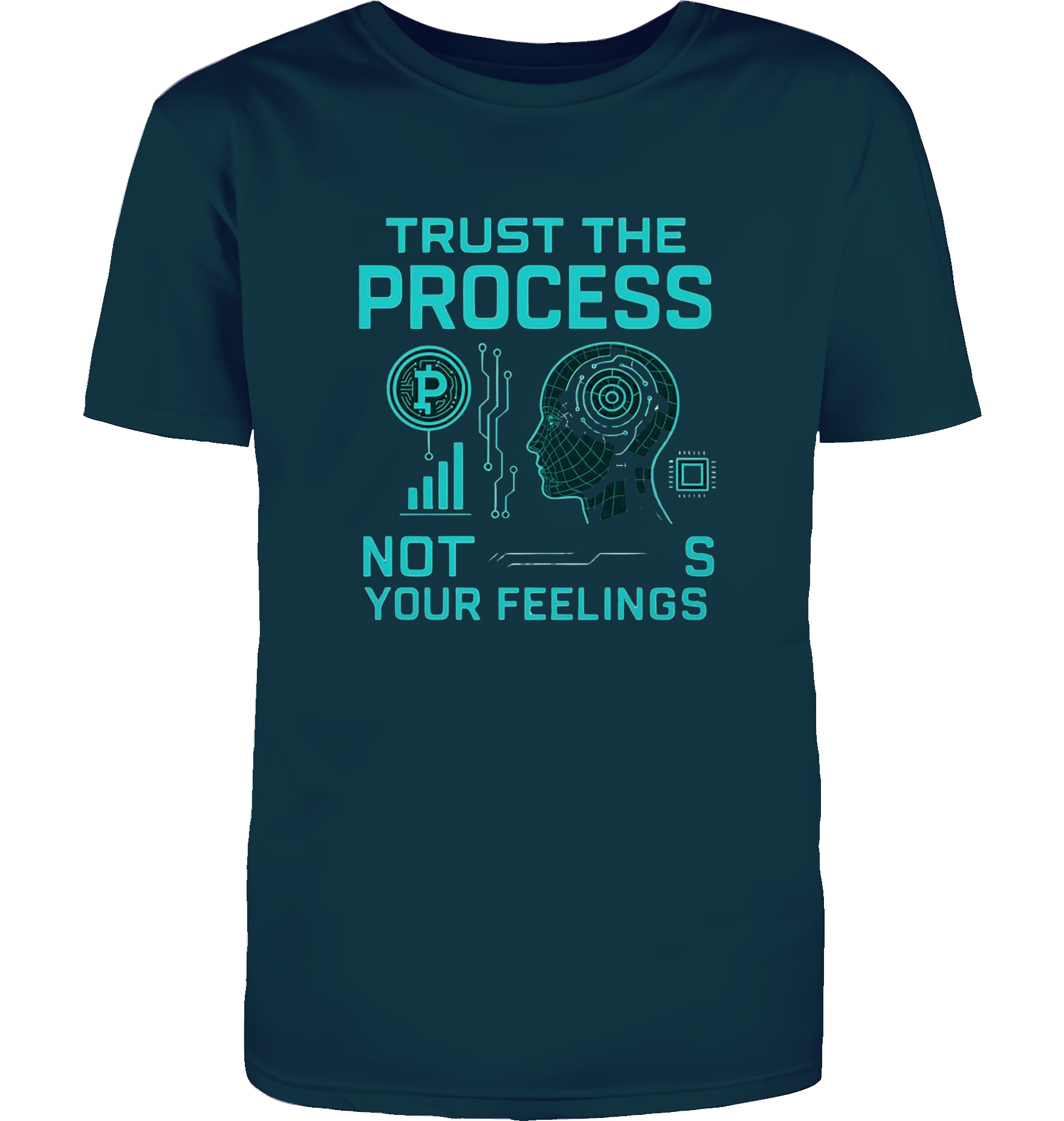 Trust the Process Cryptobullz T-Shirt beidseitig bedruckt