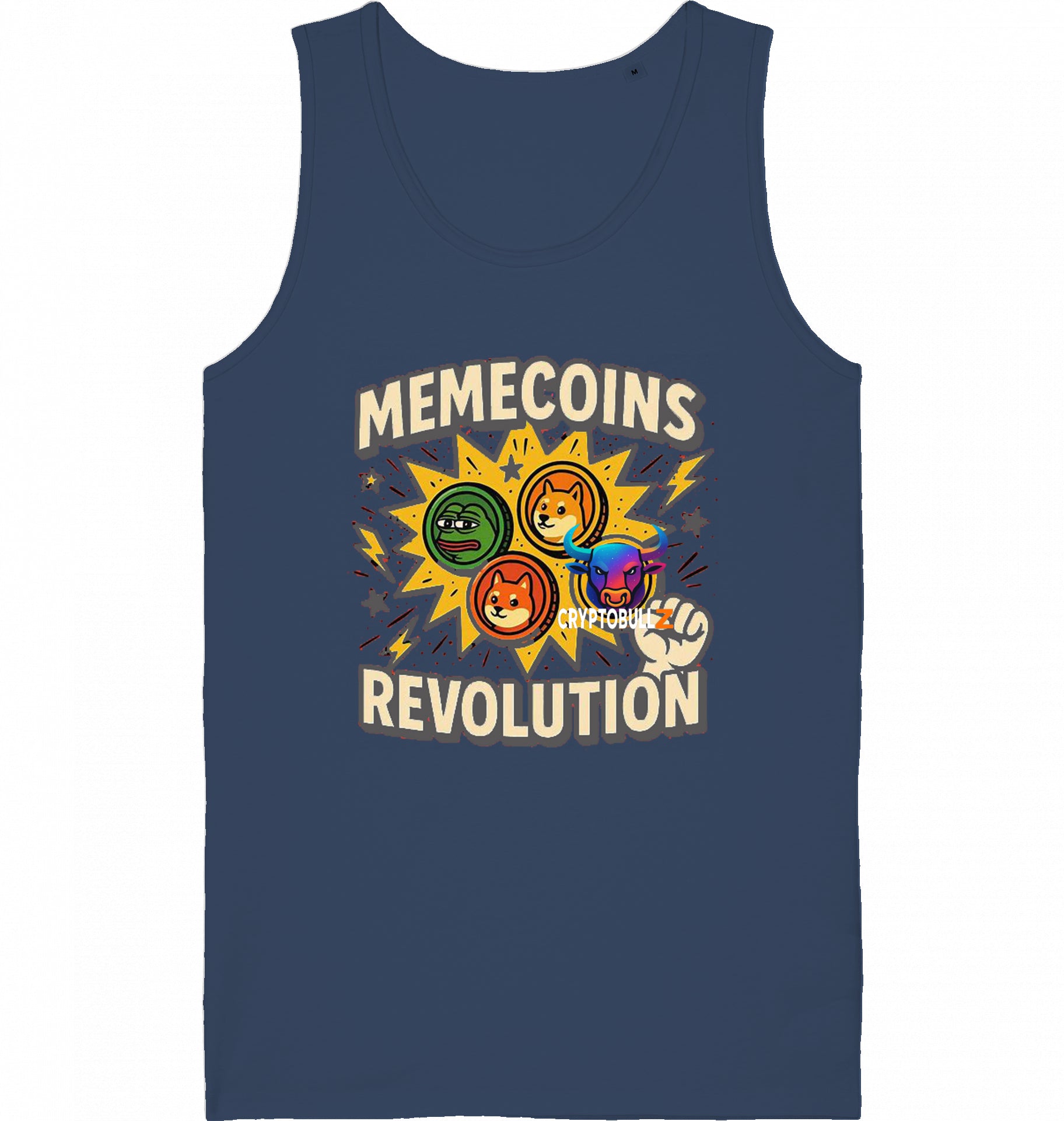 Memecoins Revolution Cryptobullz Edition Tanktop