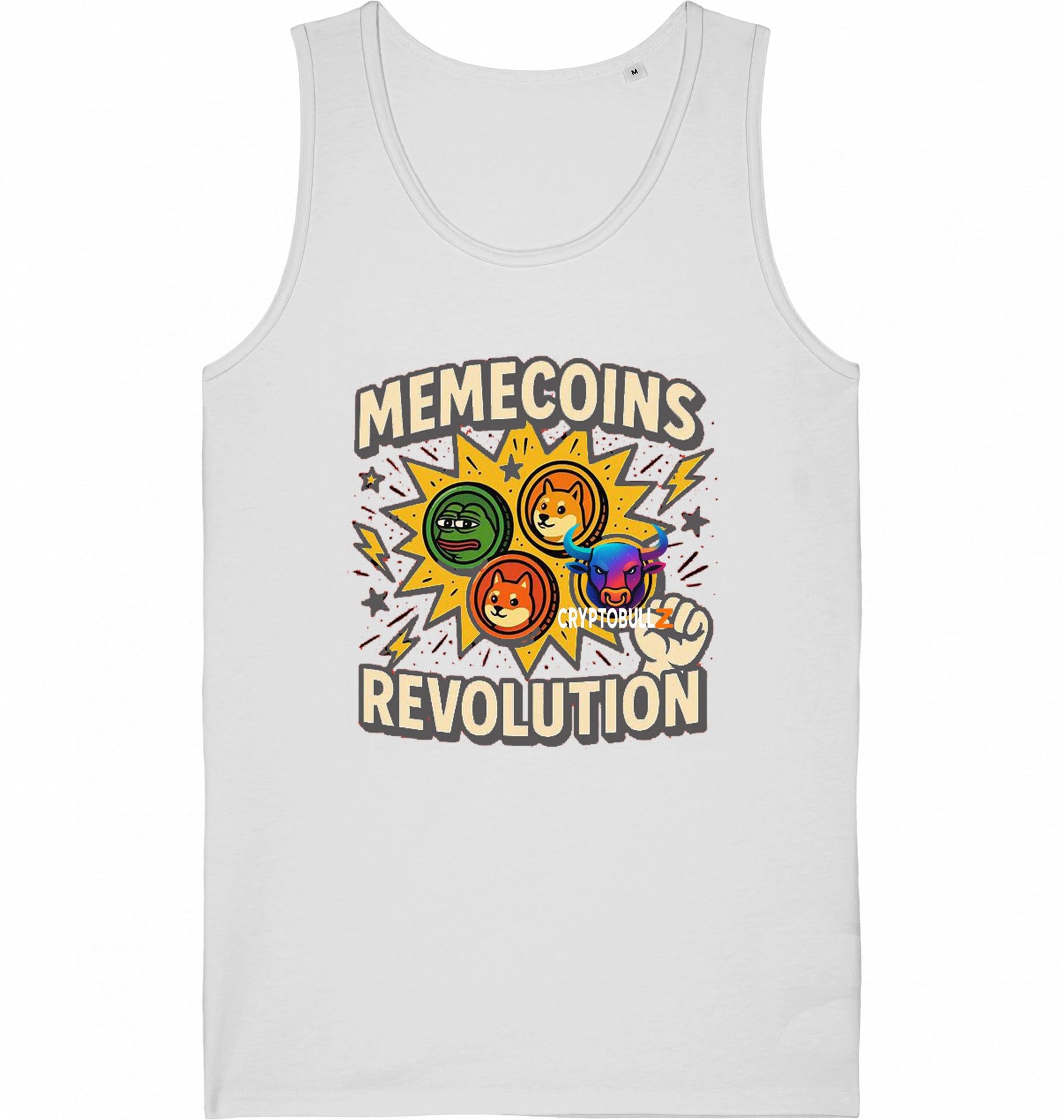 Memecoins Revolution Cryptobullz Edition Tanktop