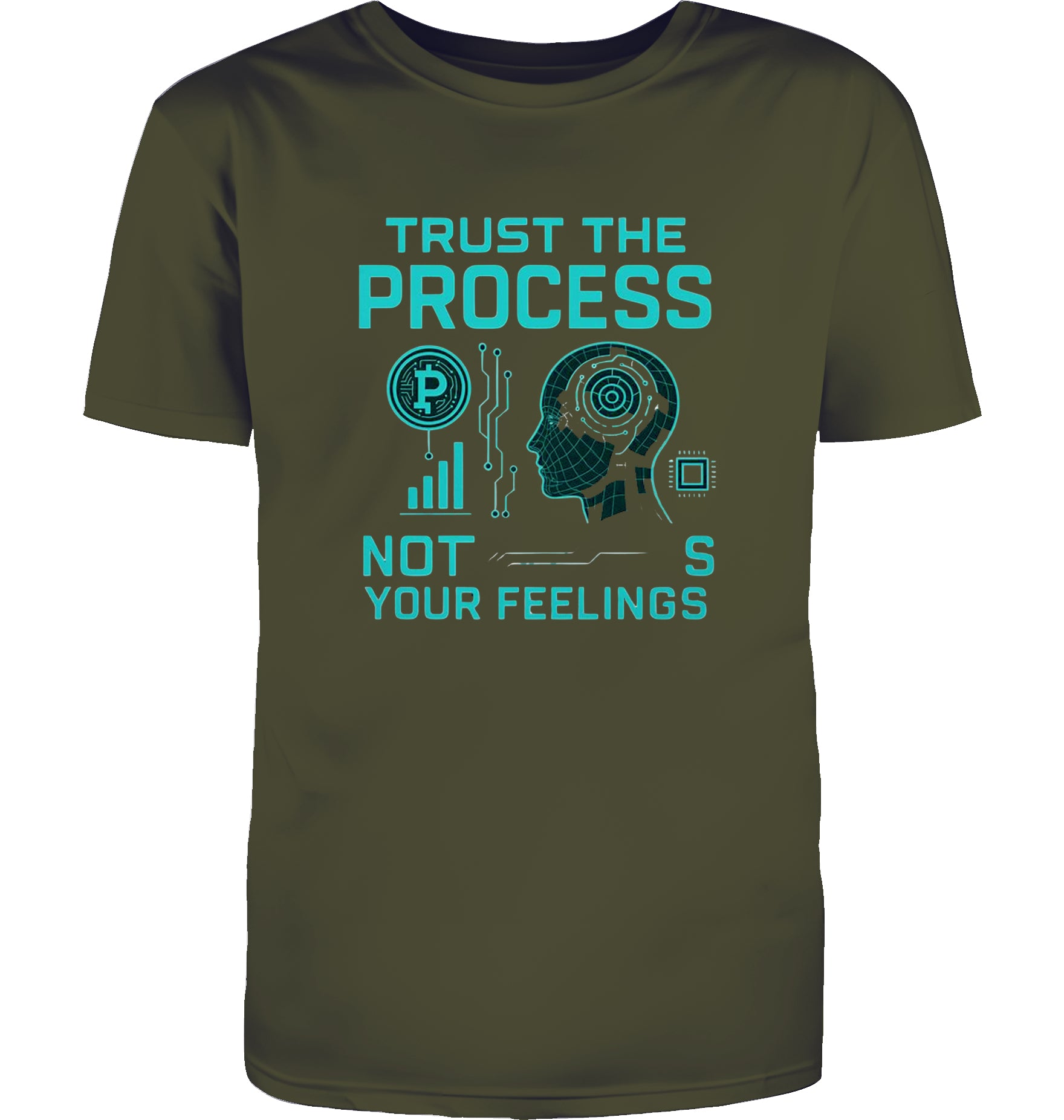 Trust the Process Cryptobullz T-Shirt beidseitig bedruckt