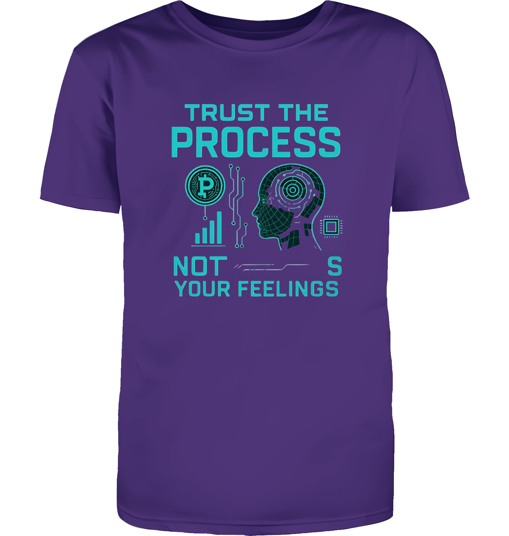 Trust the Process Cryptobullz T-Shirt beidseitig bedruckt