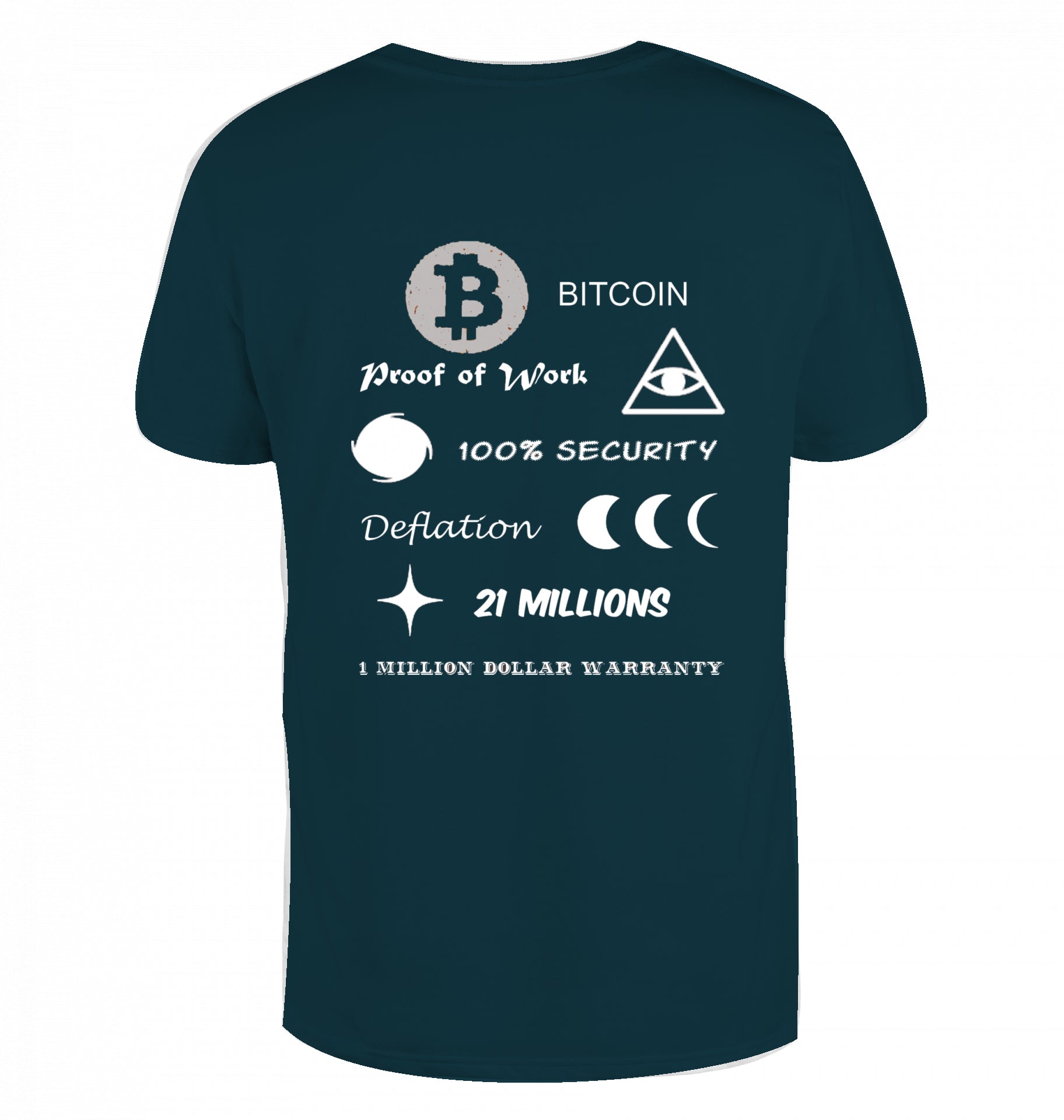 BTC T-Shirt beidseitig bedruckt