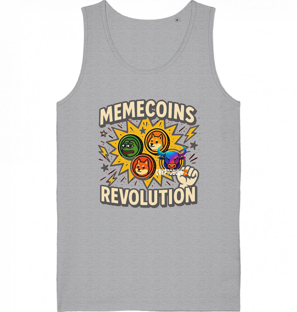 Memecoins Revolution Cryptobullz Edition Tanktop