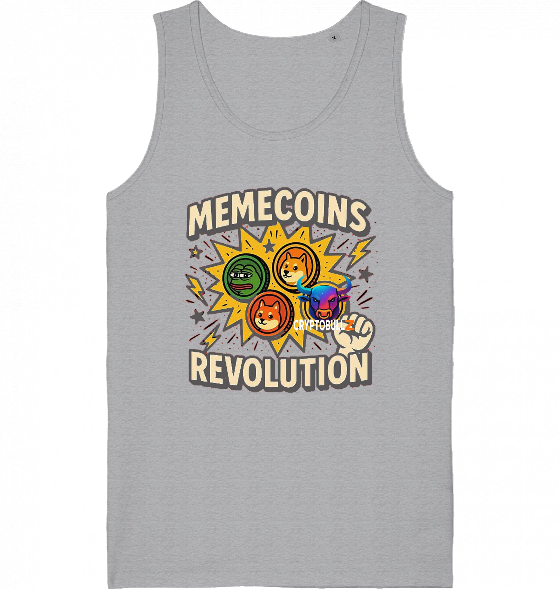 Memecoins Revolution Cryptobullz Edition Tanktop