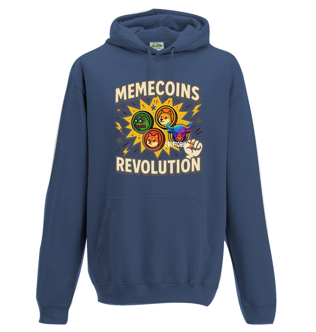 Memecoins Revolution Cryptobullz Hoodie