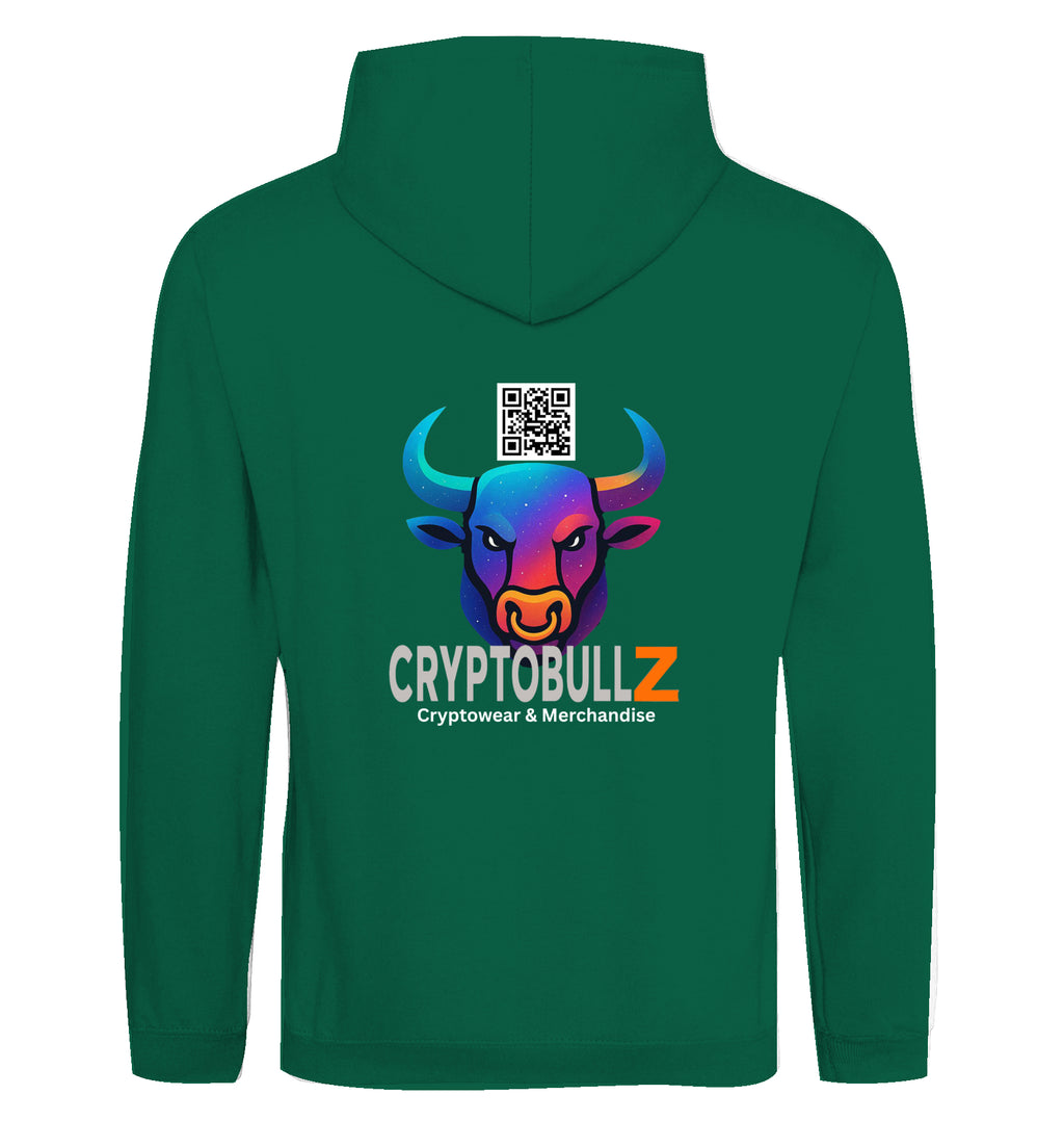 Bitcoin Wolf Cryptobullz Edition beidseitig bedruckt Hoodie