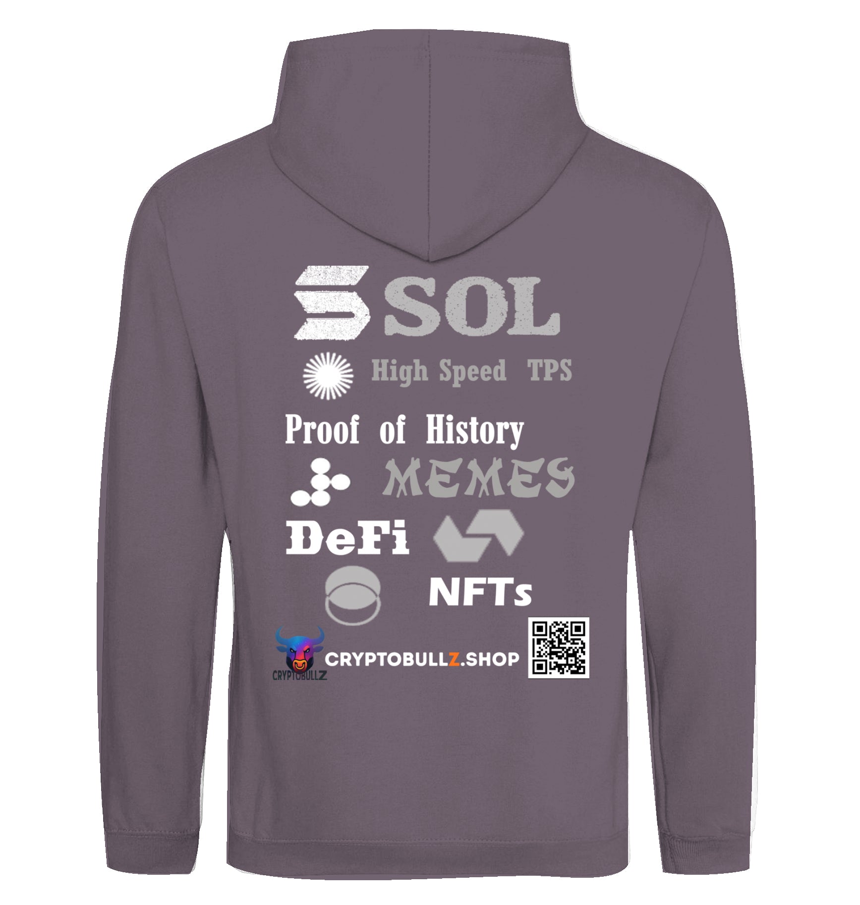 SOL Cryptobullz Hoodie beidseitig bedruckt