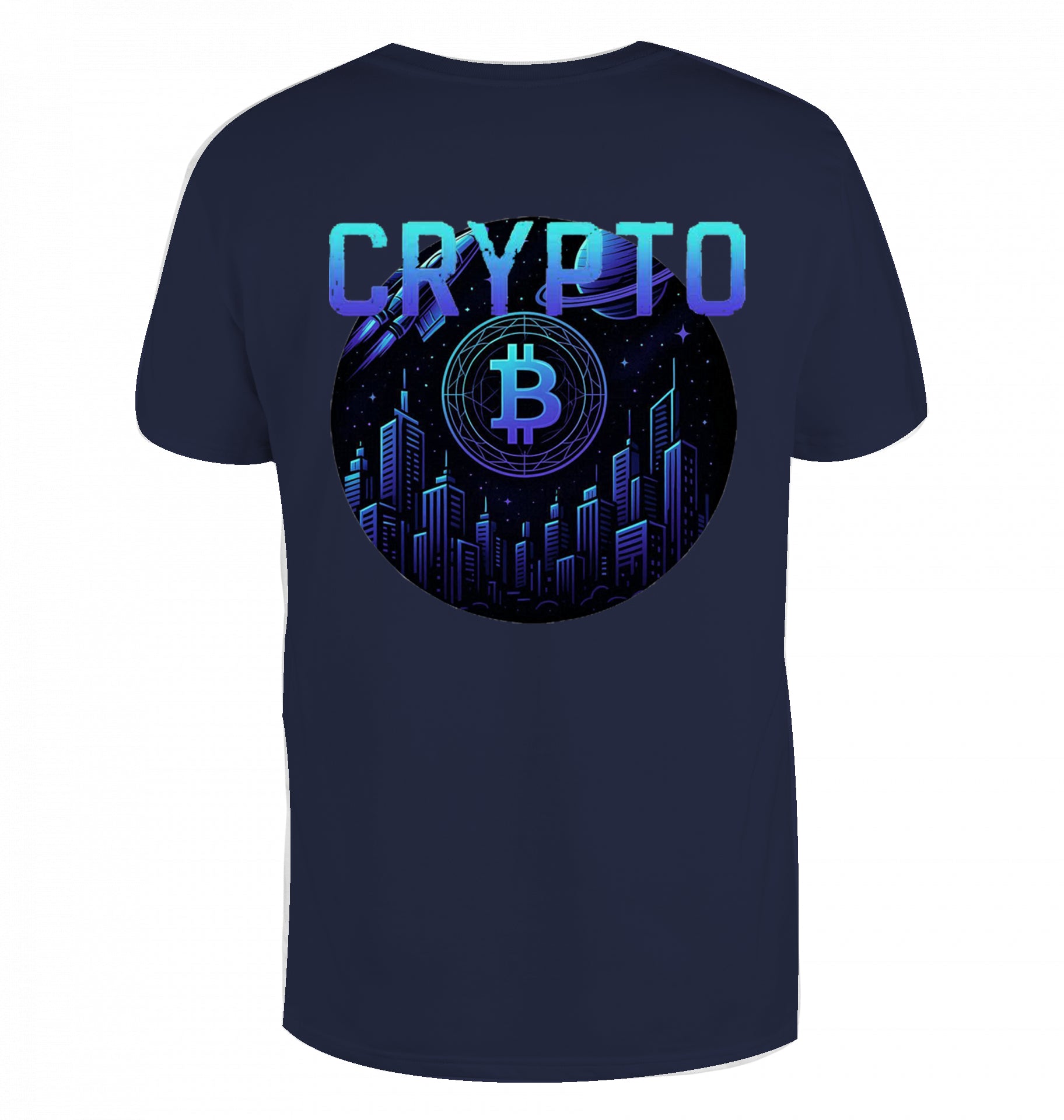 Crypto Lud blue T-Shirt beidseitig bedruckt