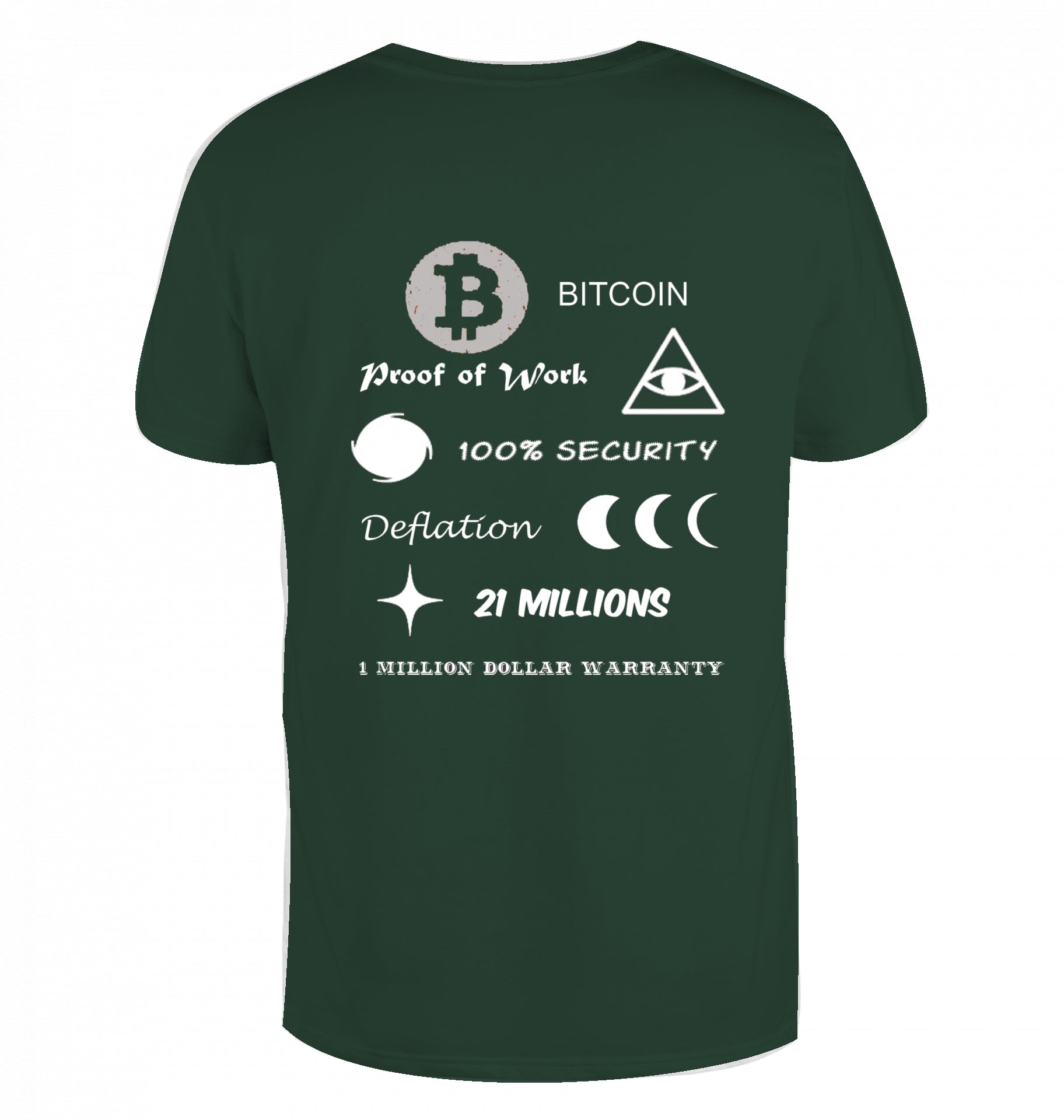BTC T-Shirt beidseitig bedruckt