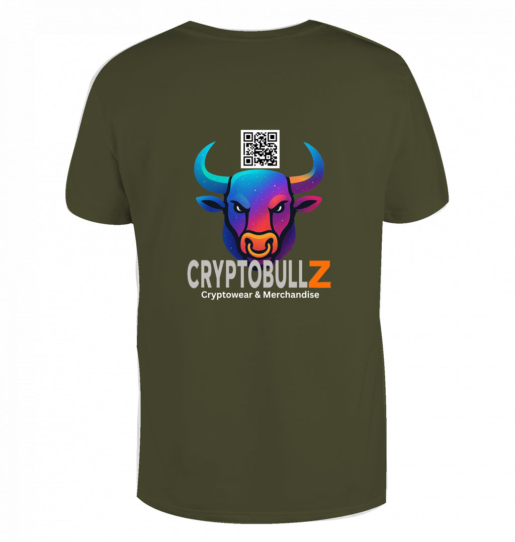 Crypto is Future Cryptobullz Edition beidsetig bedruckt T-Shirt