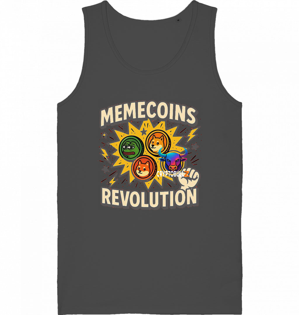 Memecoins Revolution Cryptobullz Edition Tanktop