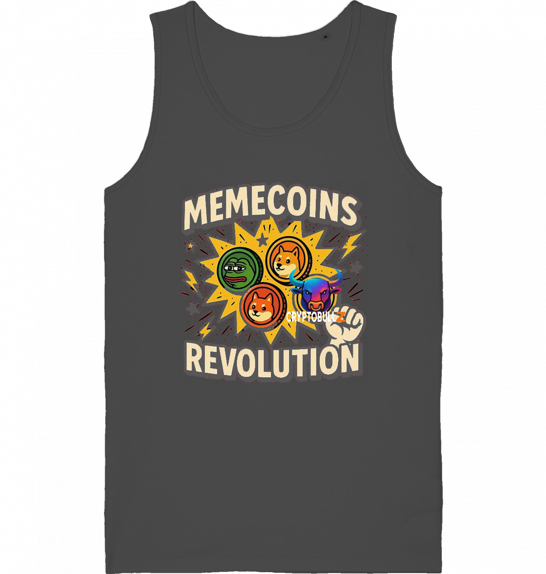 Memecoins Revolution Cryptobullz Edition Tanktop