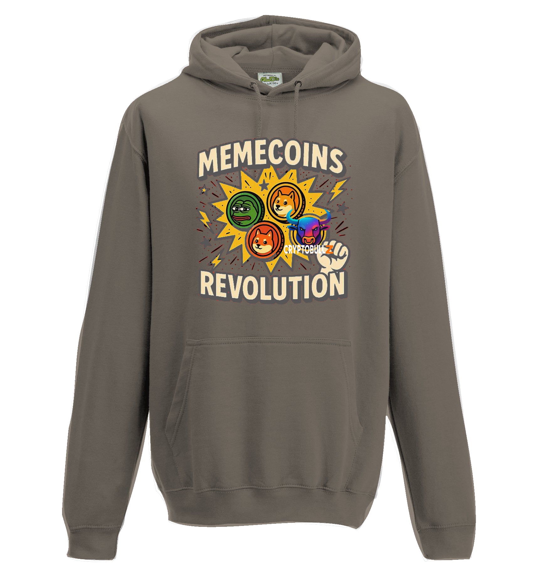 Memecoins Revolution Cryptobullz Hoodie