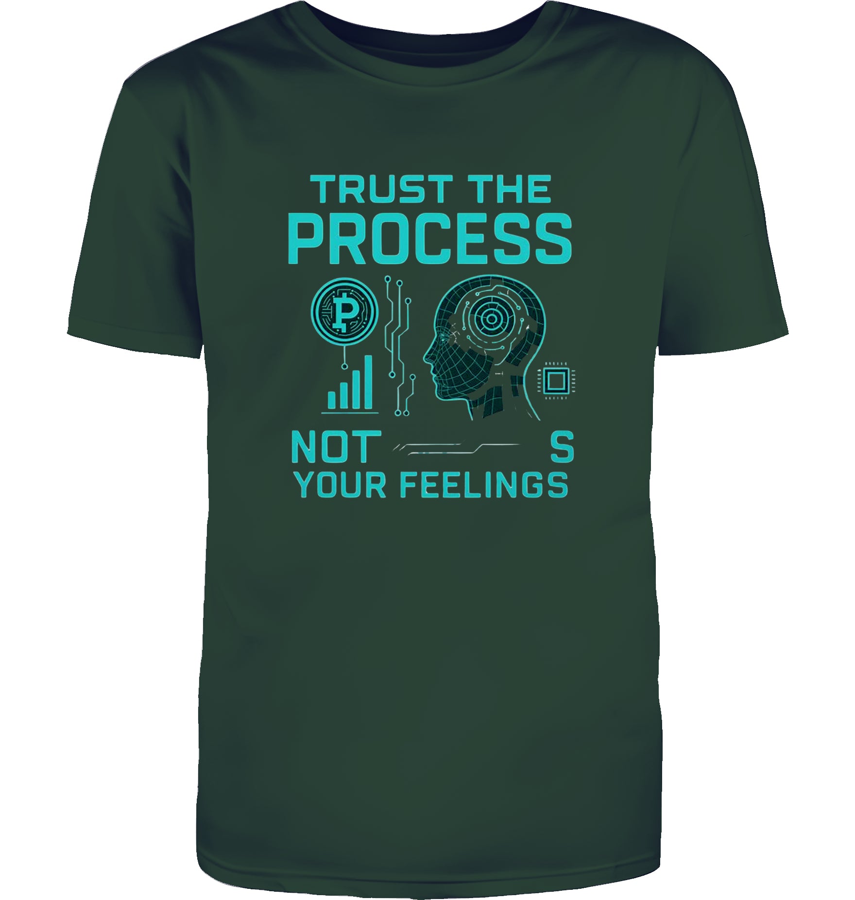 Trust the Process Cryptobullz T-Shirt beidseitig bedruckt