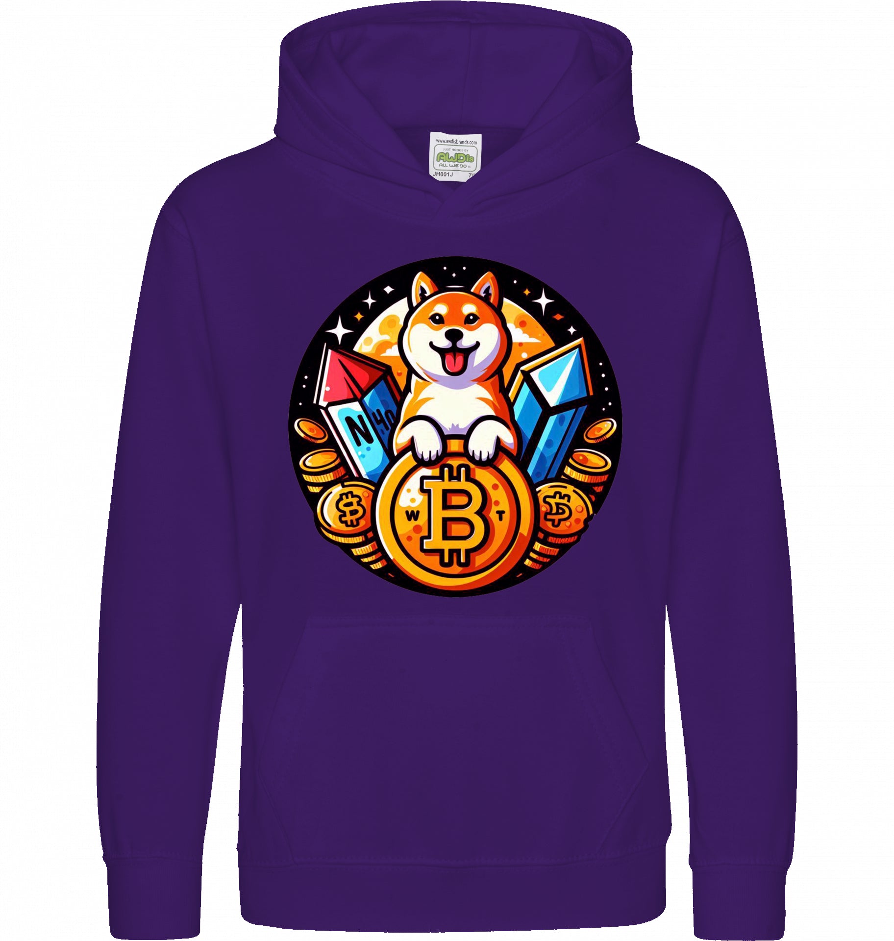 DOGE BTC Kids Hoodie