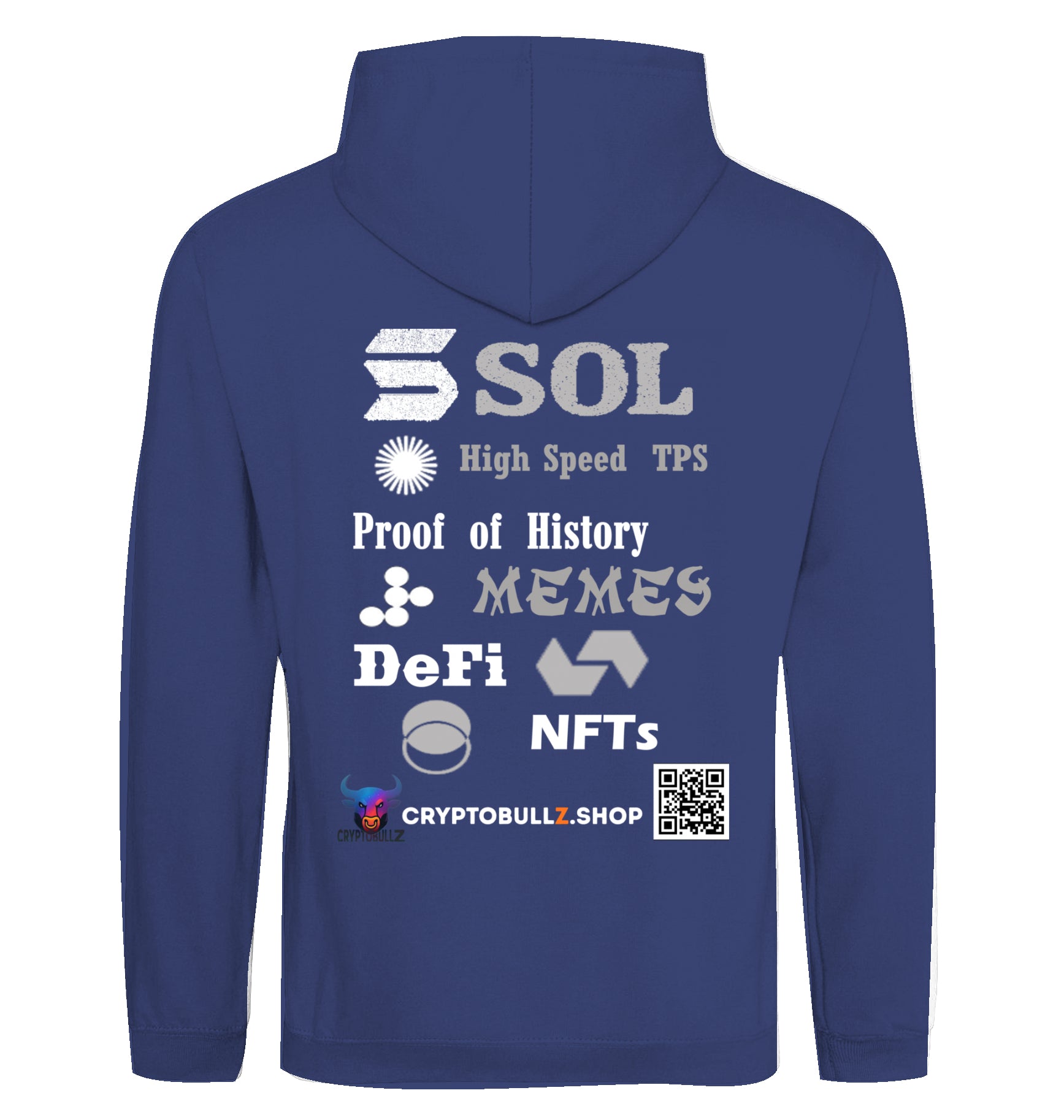 SOL Cryptobullz Hoodie beidseitig bedruckt