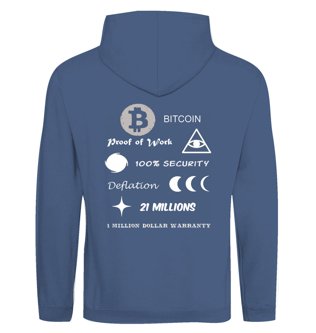 BTC Hoodie beidseitig bedruckt