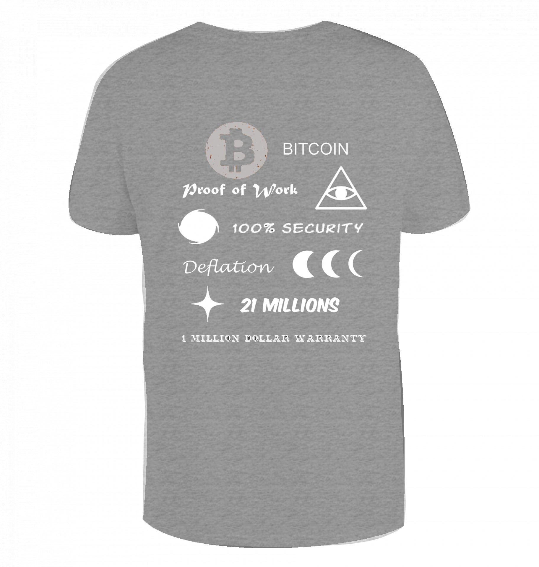 BTC T-Shirt beidseitig bedruckt