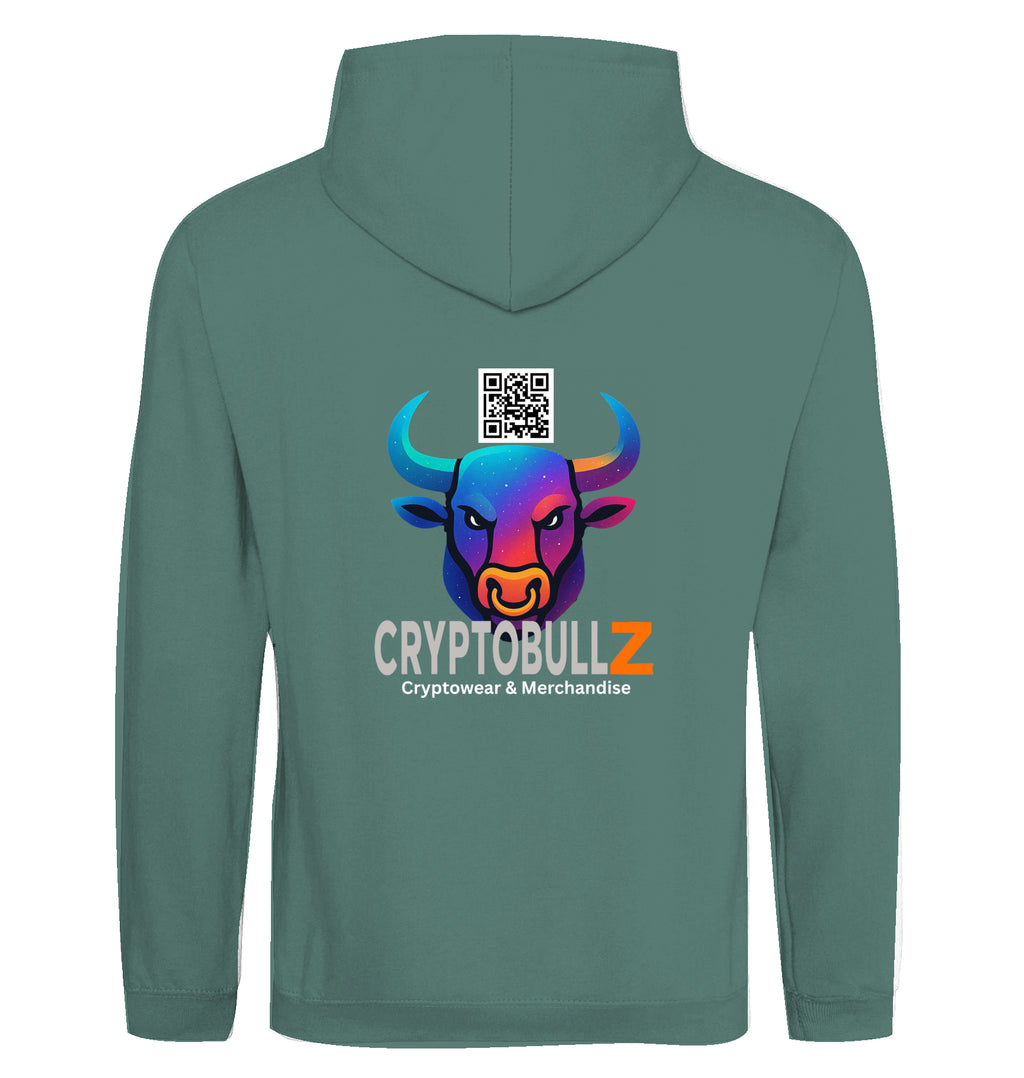Bitcoin Wolf Cryptobullz Edition beidseitig bedruckt Hoodie