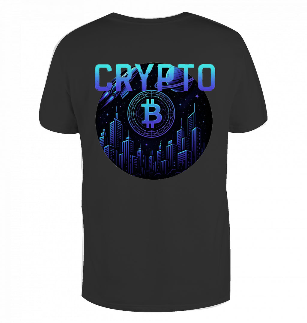 Crypto Lud blue T-Shirt beidseitig bedruckt