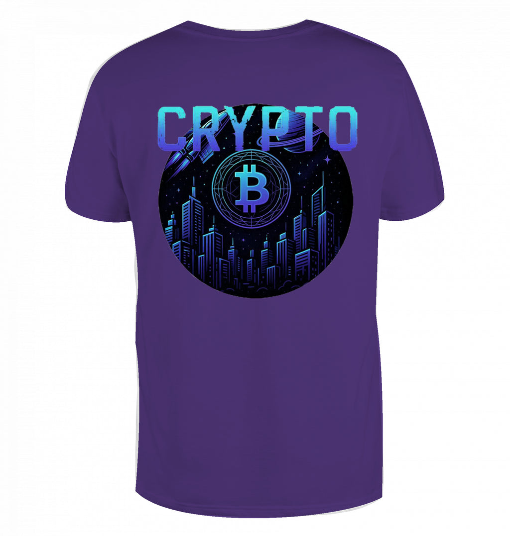 Crypto Lud blue T-Shirt beidseitig bedruckt