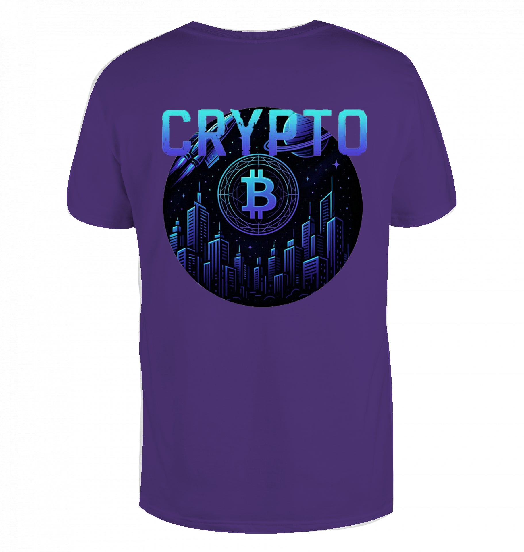 Crypto Lud blue T-Shirt beidseitig bedruckt