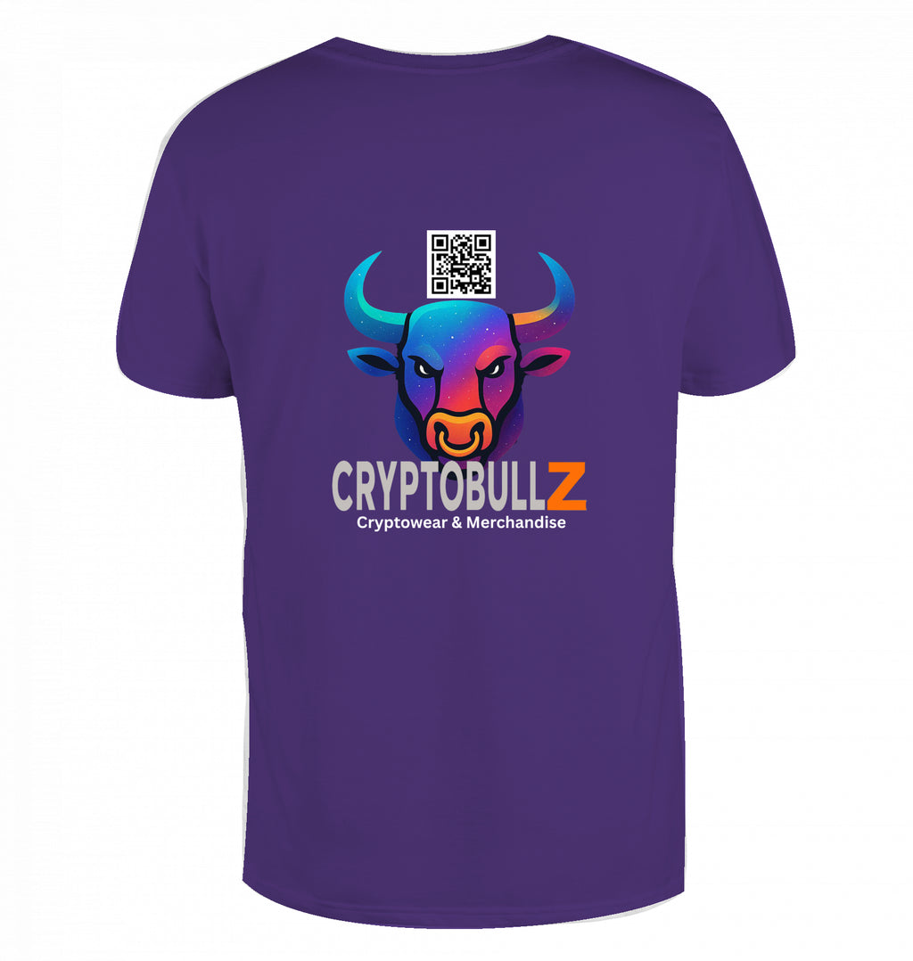 Crypto is Future Cryptobullz Edition beidsetig bedruckt T-Shirt