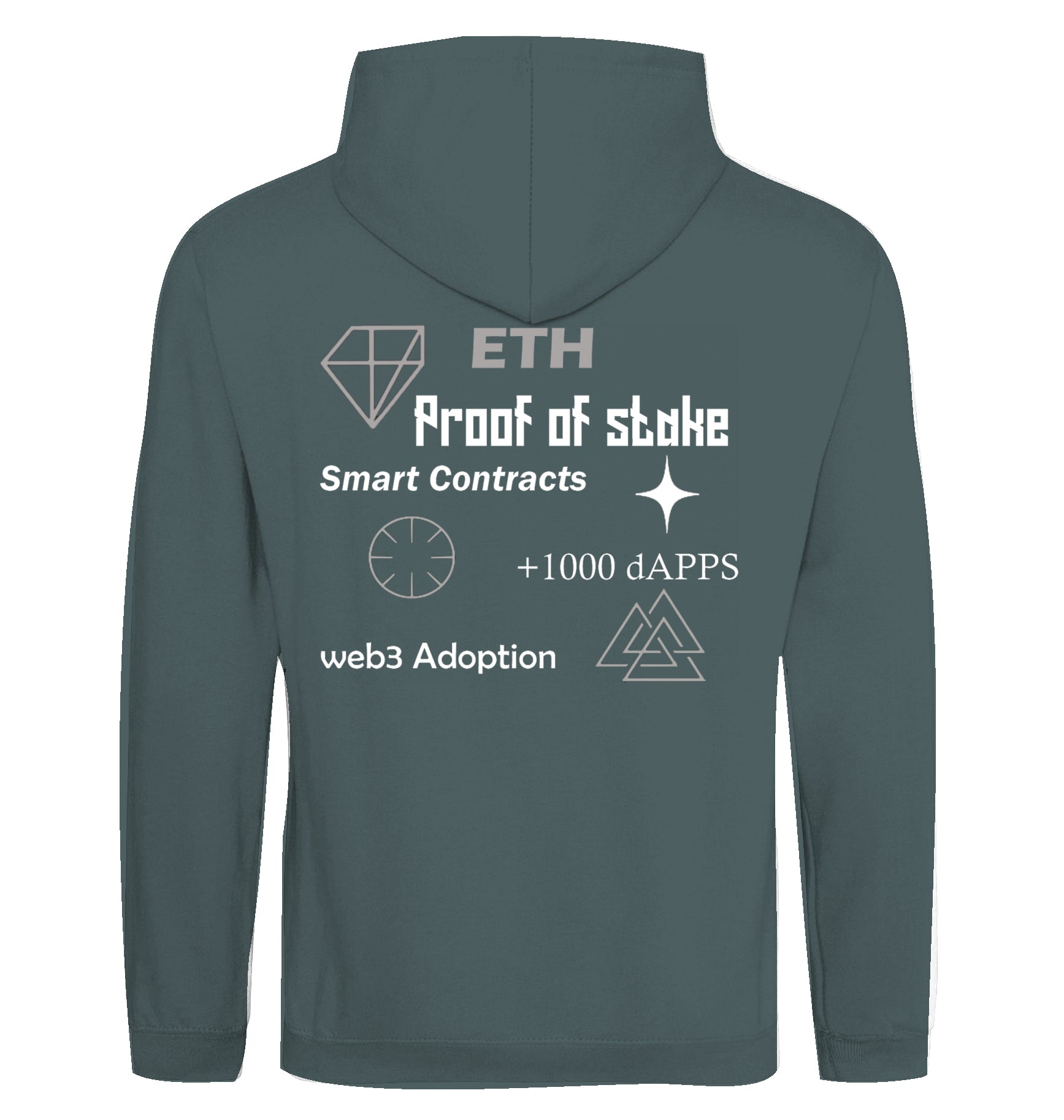 ETH Hoodie beidseitig bedruckt