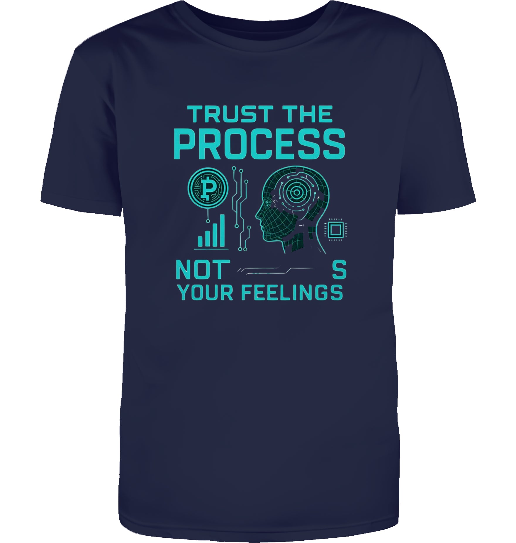 Trust the Process Cryptobullz T-Shirt beidseitig bedruckt