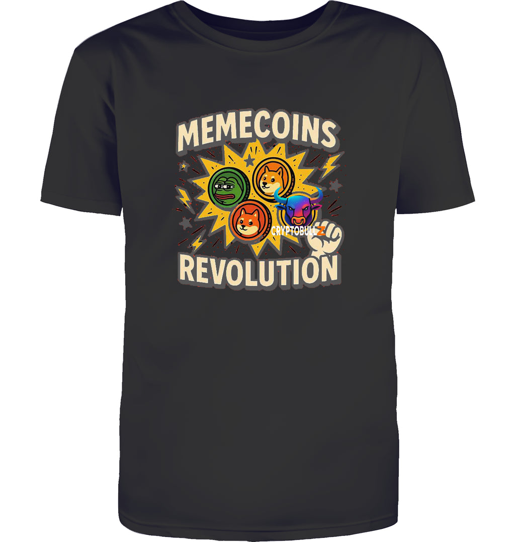 Memecoins Revolution Cryptobullz  T-Shirt