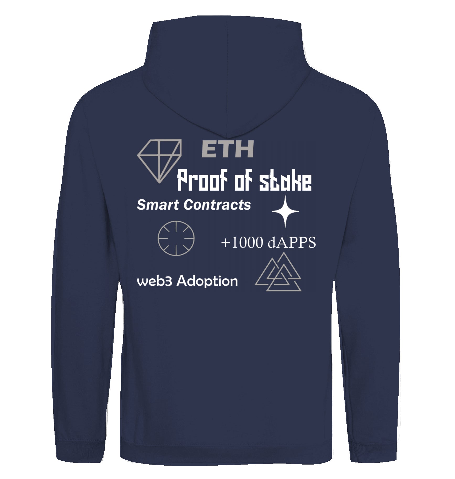 ETH Hoodie beidseitig bedruckt