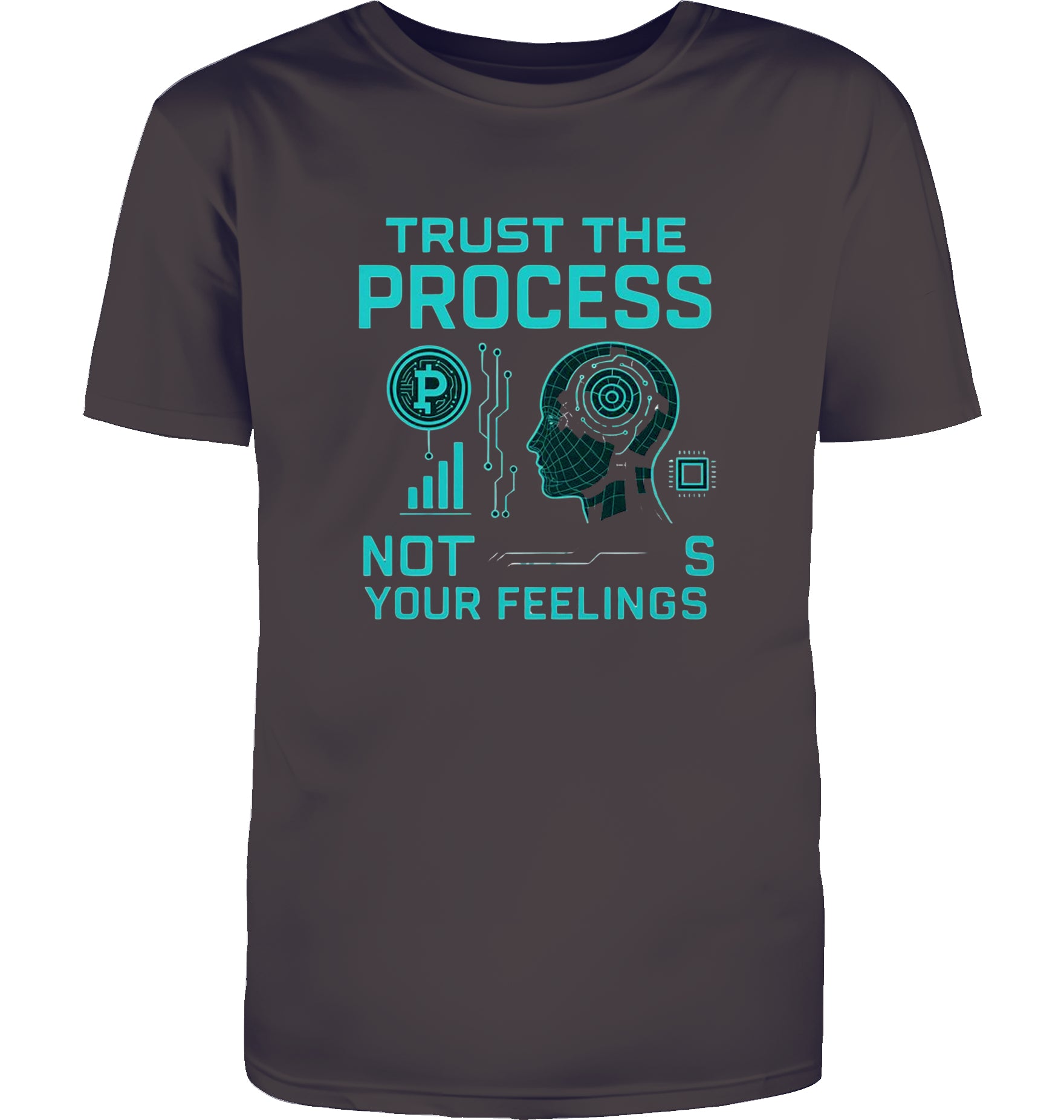 Trust the Process Cryptobullz T-Shirt beidseitig bedruckt