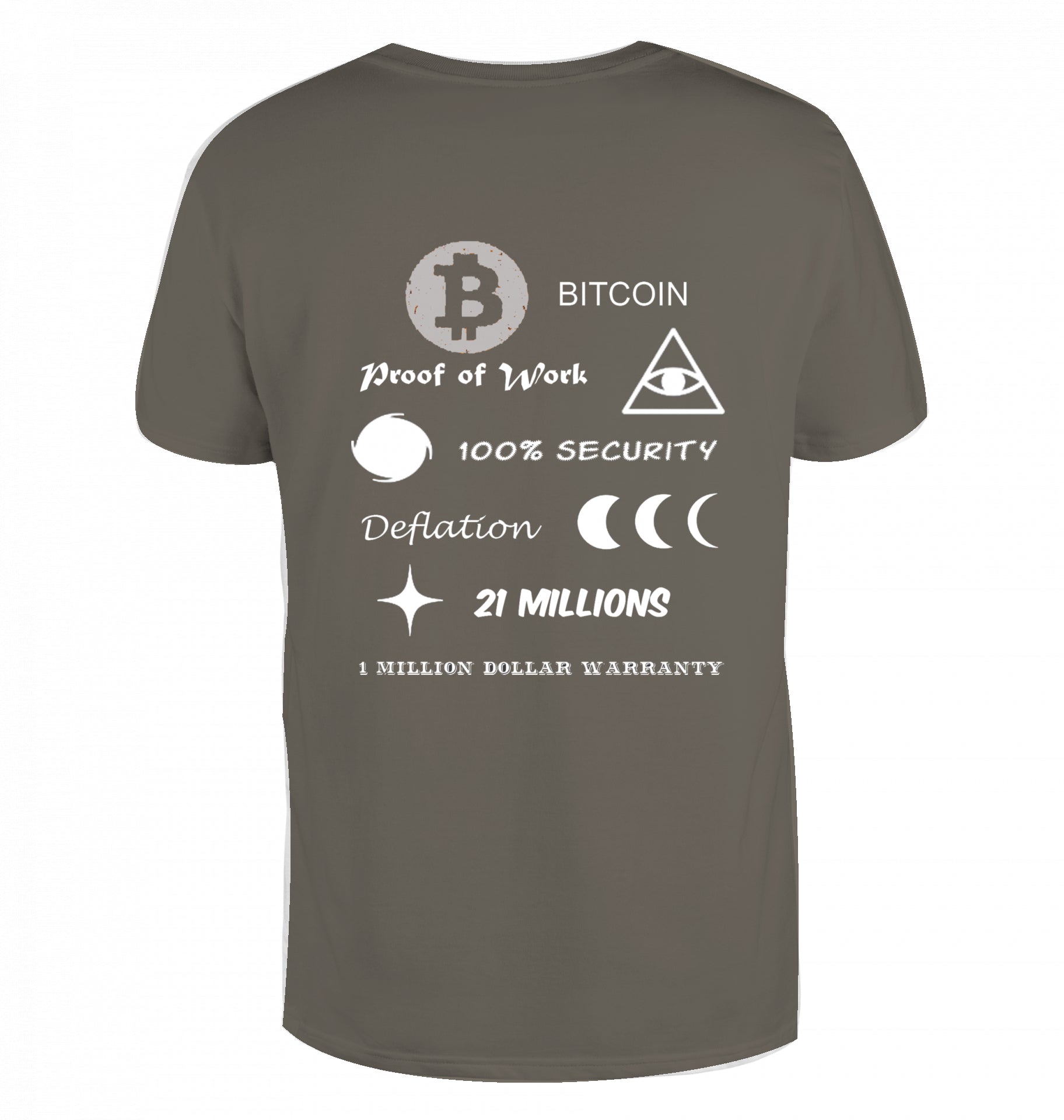 BTC T-Shirt beidseitig bedruckt