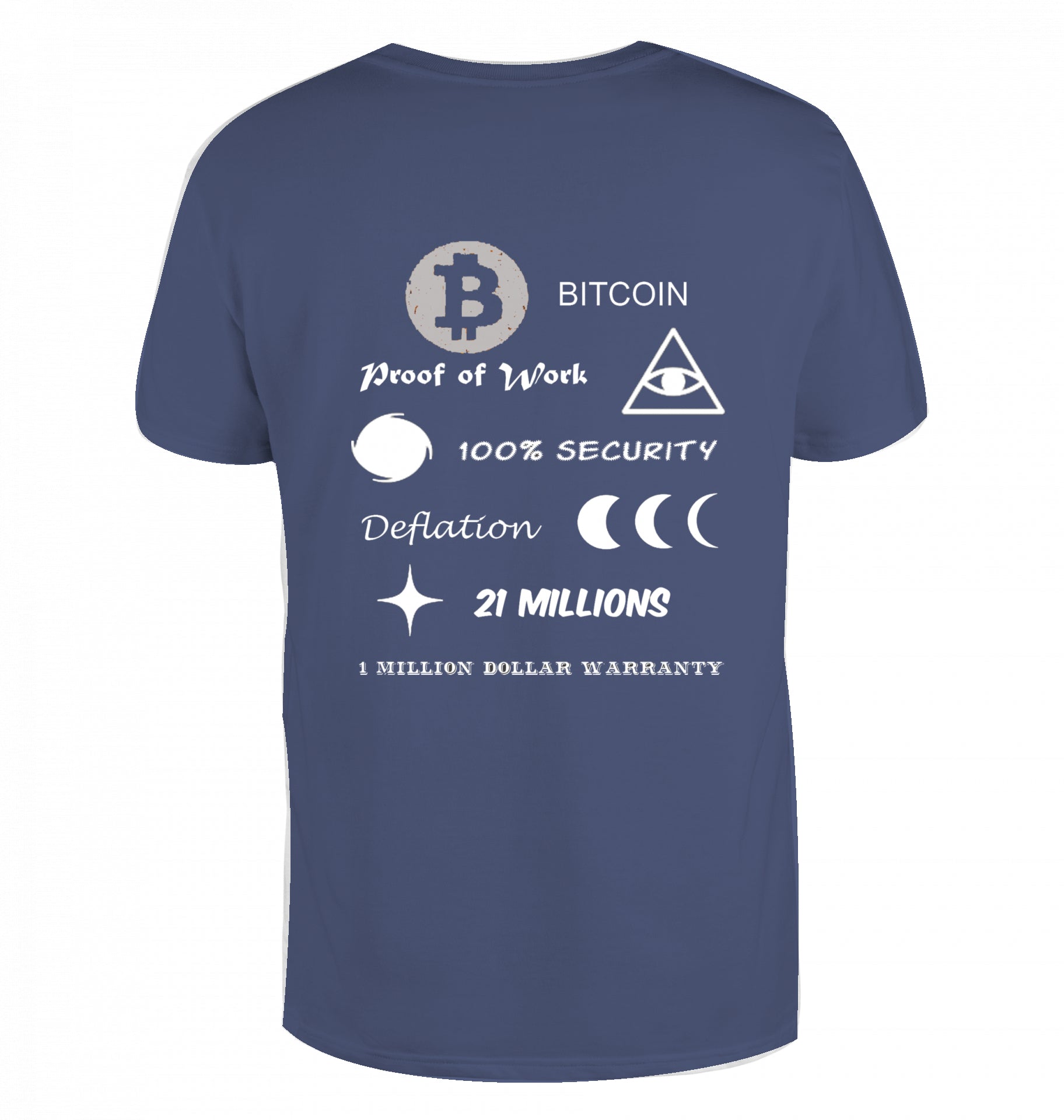 BTC T-Shirt beidseitig bedruckt
