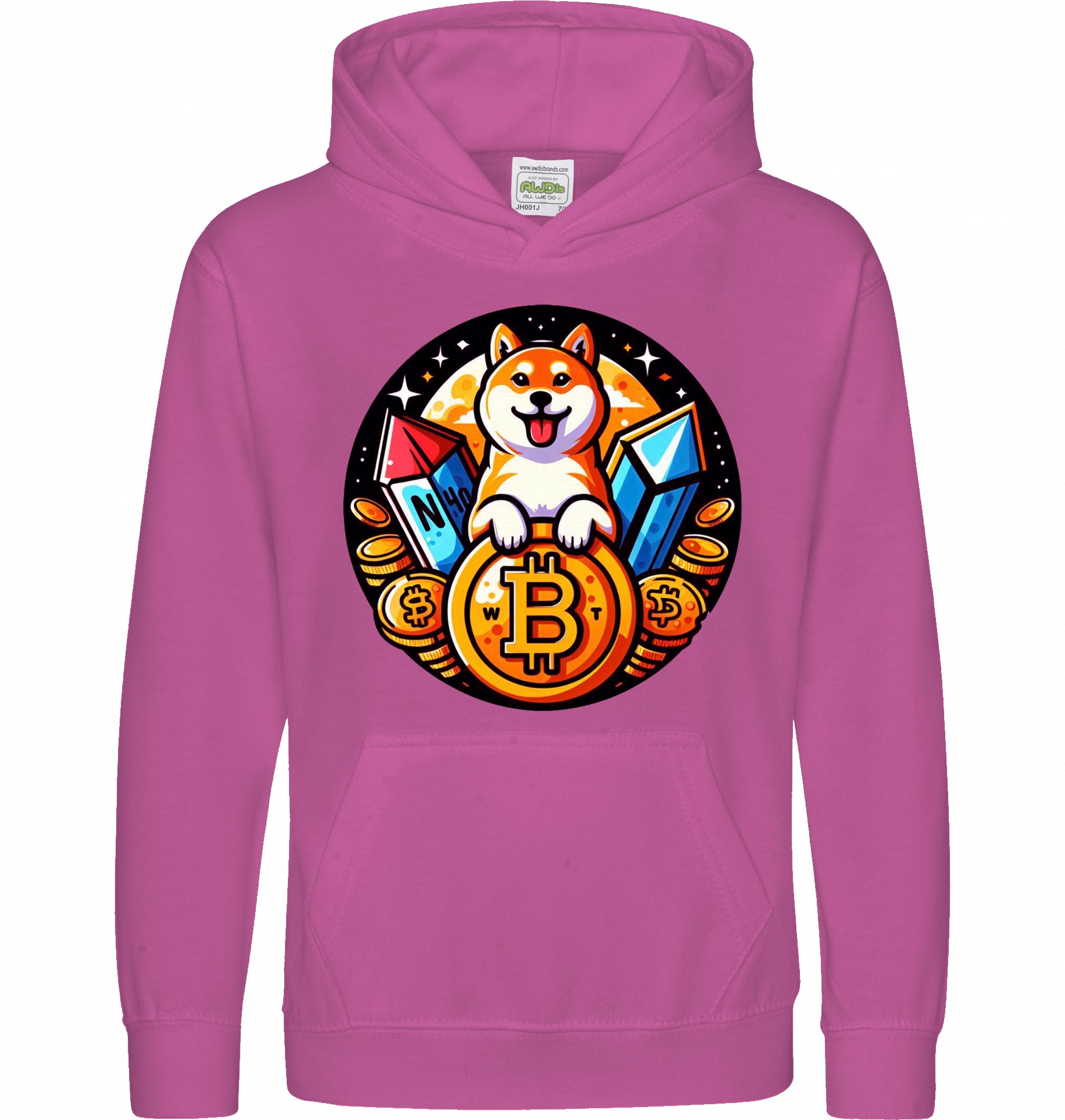 DOGE BTC Kids Hoodie