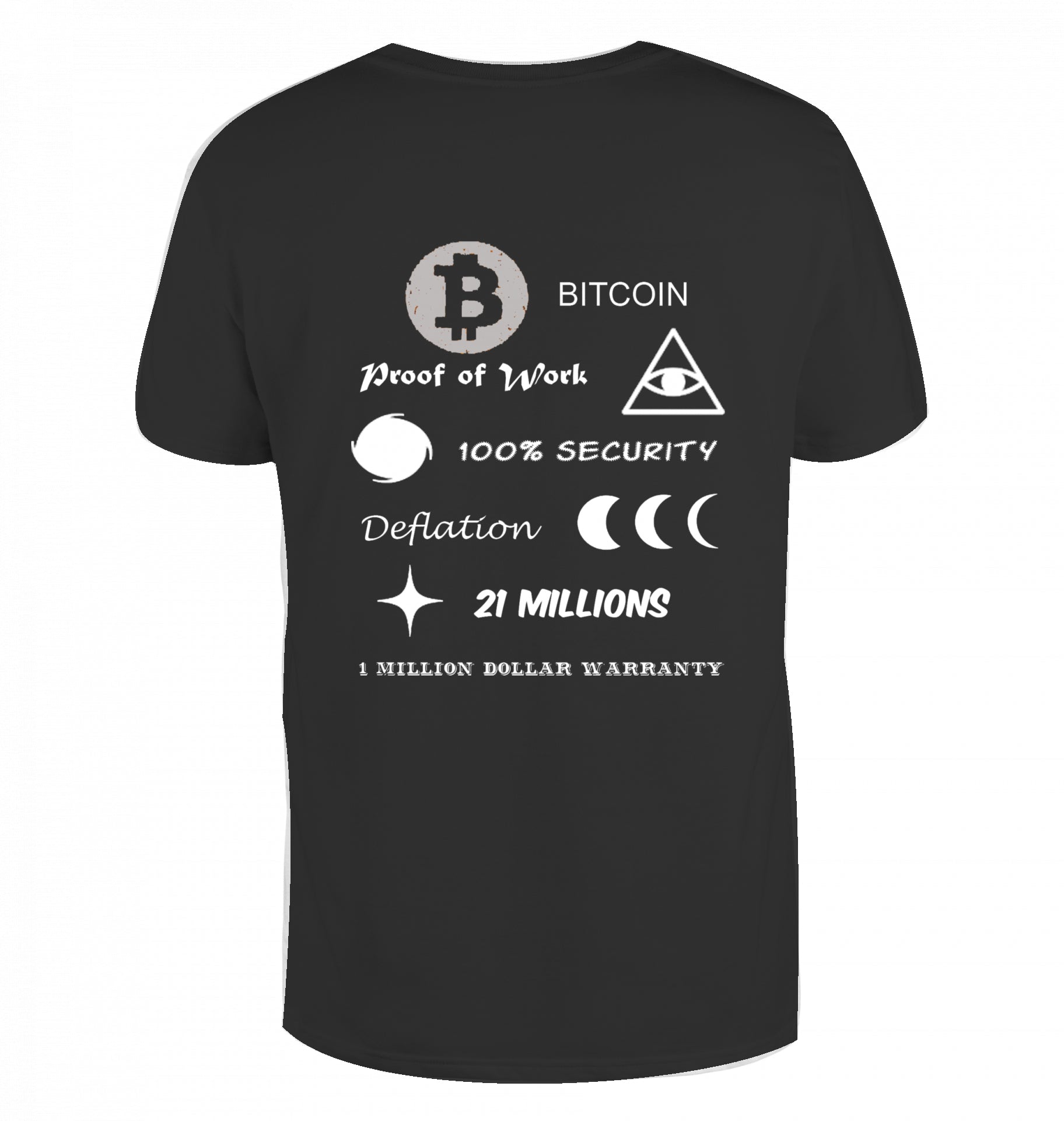 BTC T-Shirt beidseitig bedruckt